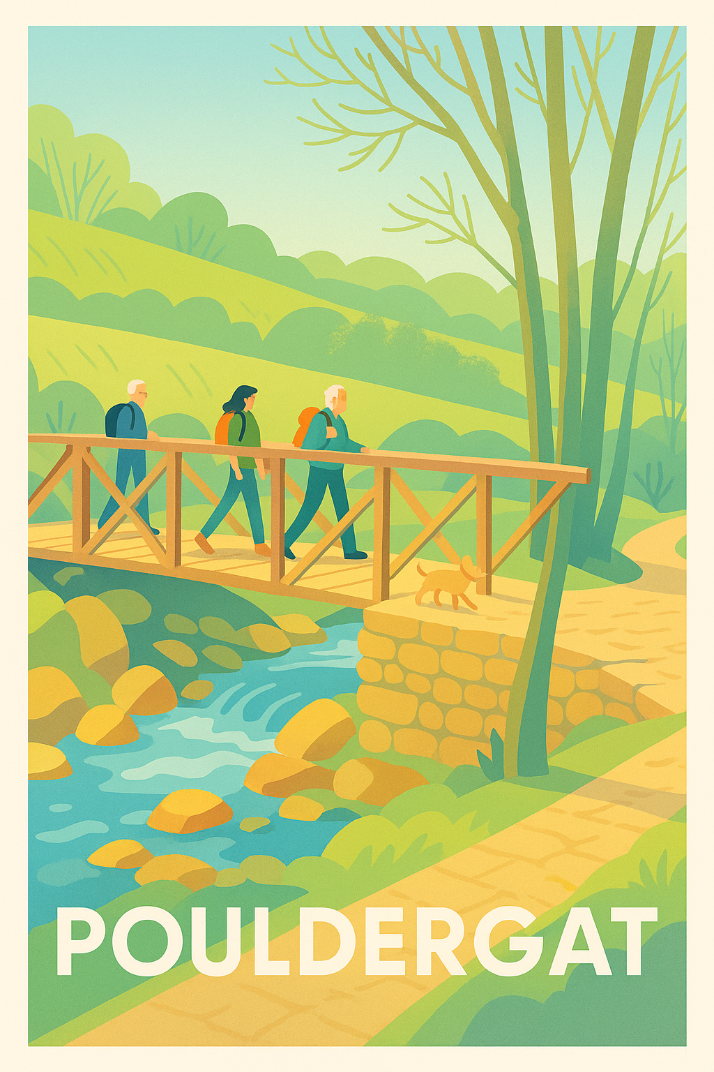 Affiche Pouldergat — Évasion nature et douceur de vivre · poster d'art de Pouldergat