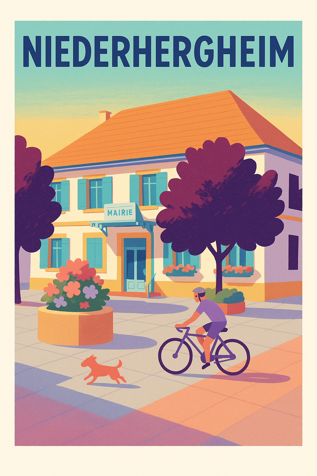 Affiche de Niederhergheim - L'art de vivre au cœur du village