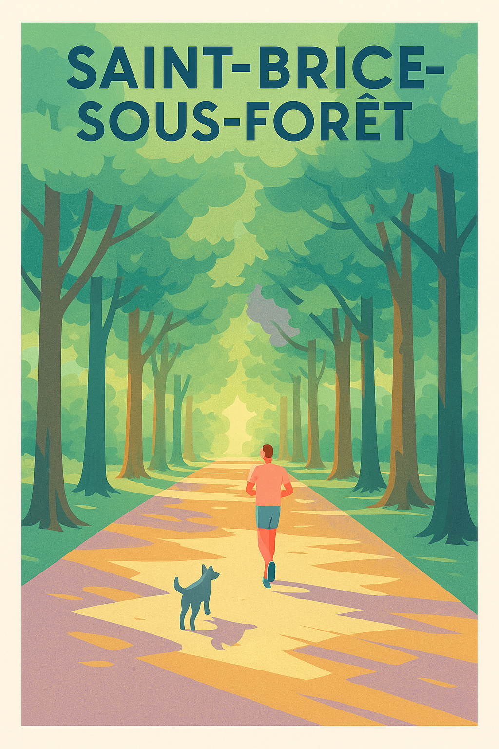 Affiche de Saint-Brice-sous-Forêt - Promenade en pleine nature