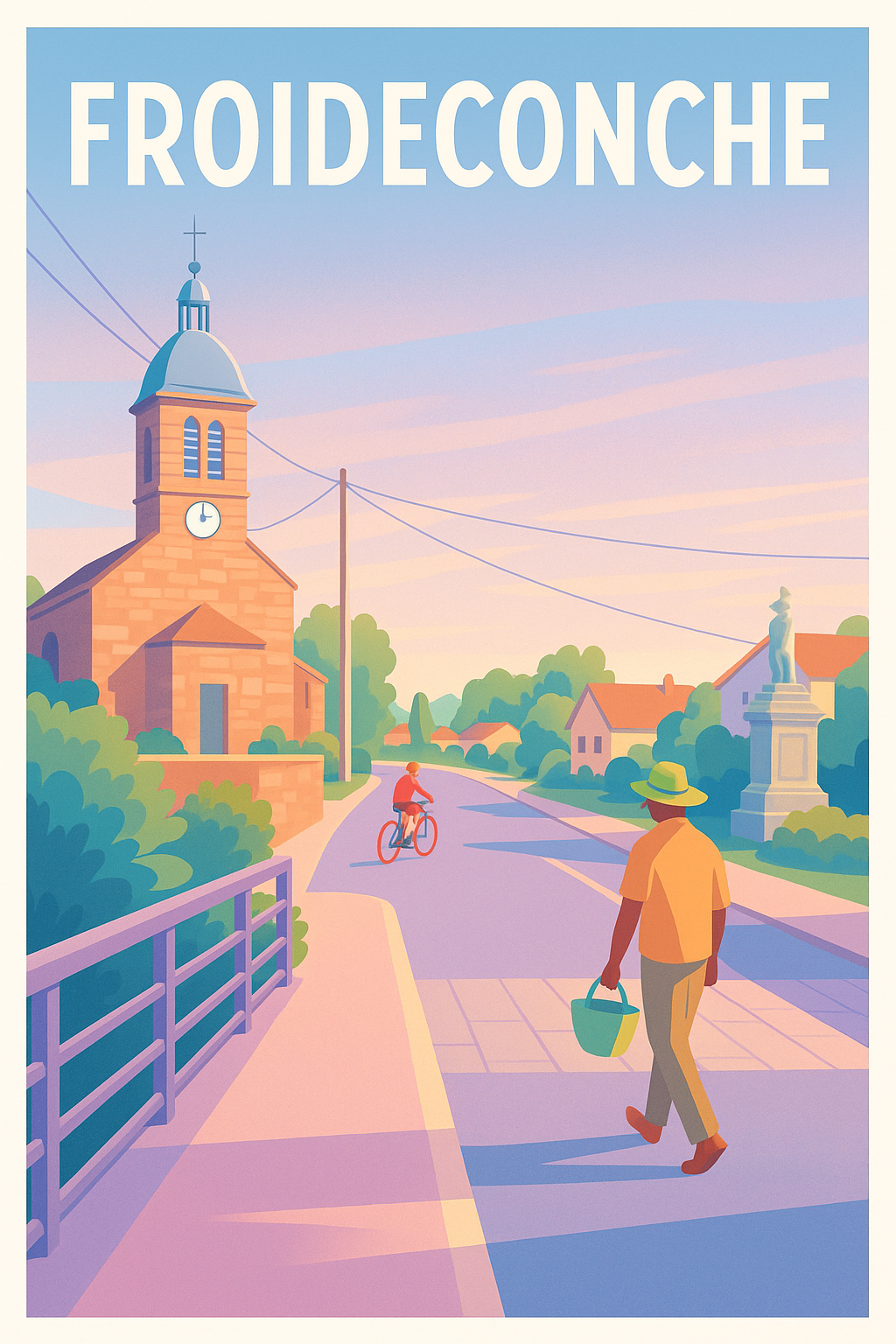 Affiche de Froideconche - Sérénité et douceur d'une balade villageoise