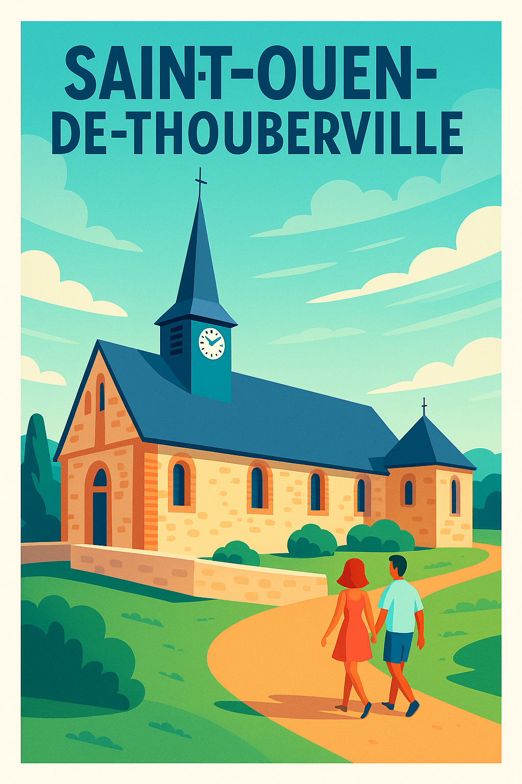 Affiche de Saint-Ouen-de-Thouberville - Charme et Sérénité au Coeur de la Normandie
