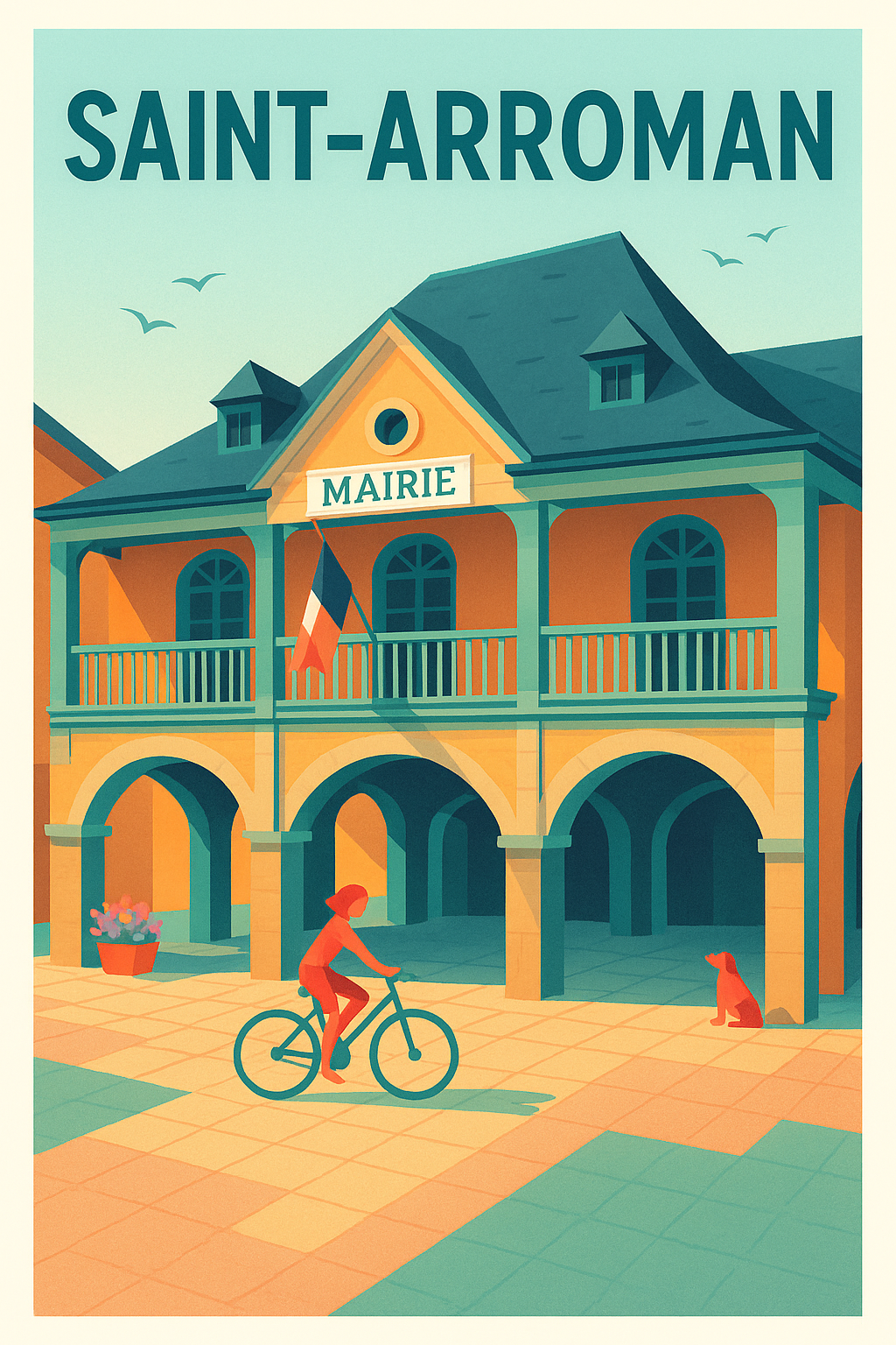 Affiche de Saint-Arroman - Charme et quiétude au cœur du village