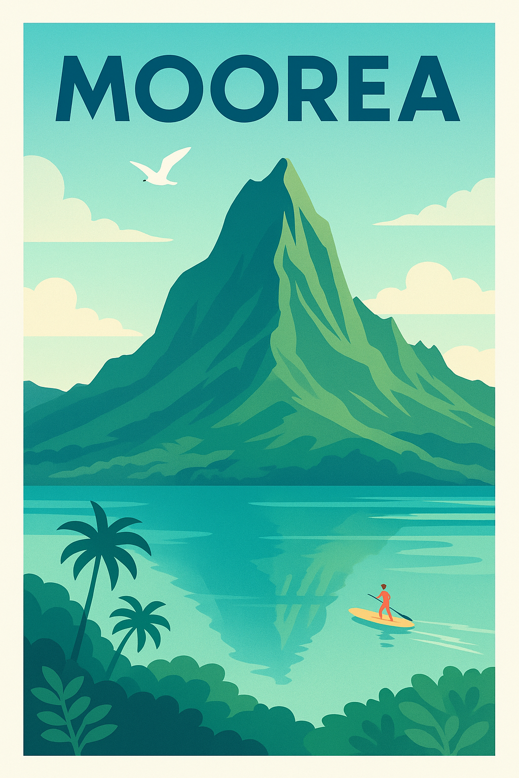 Affiche de Moorea - L'évasion tropicale au cœur de l'océan