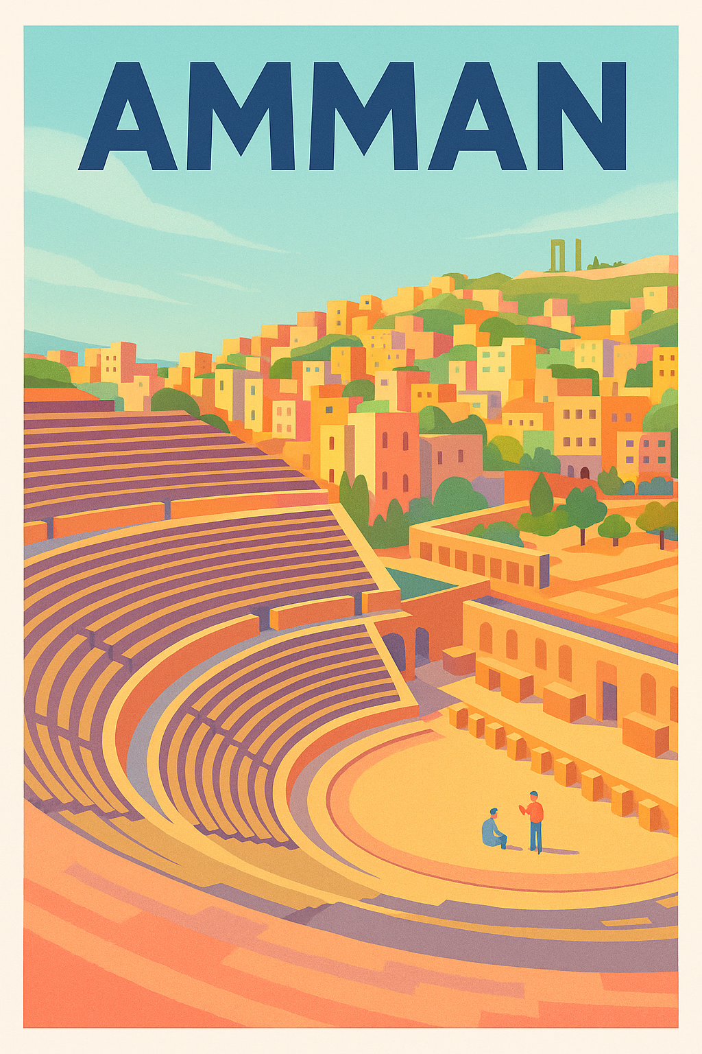 Affiche de Amman - Voyage au cœur de l'amphithéâtre antique