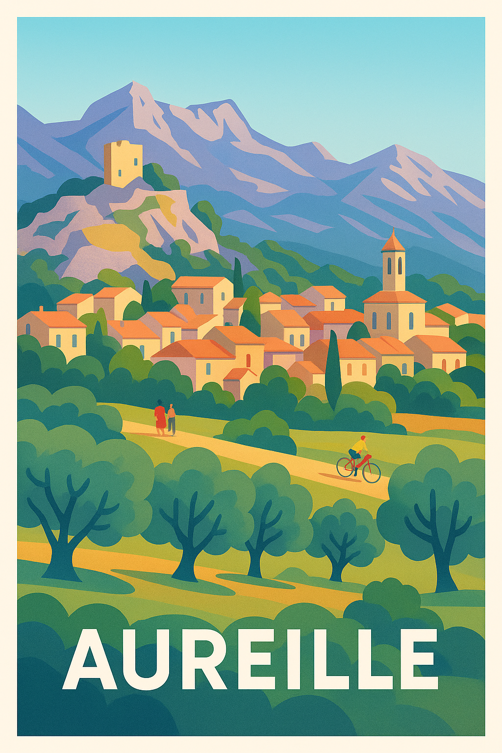 Affiche de Aureille - Charme Provençal entre Montagnes et Verdures