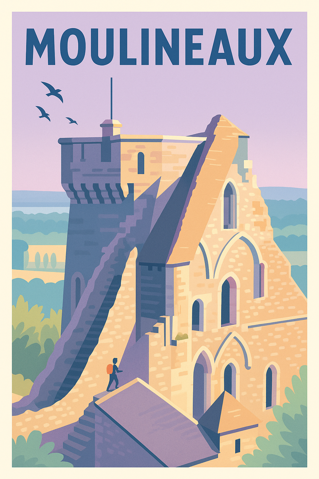 Affiche de Moulineaux - L'âme historique en lumière