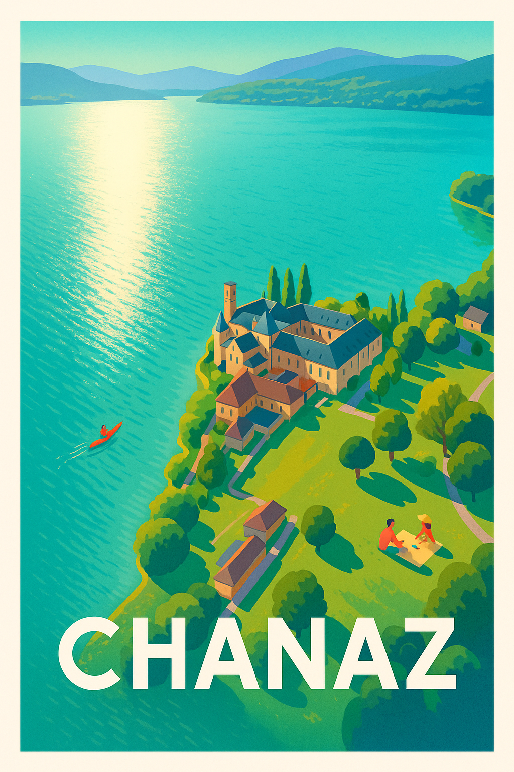 Affiche de Chanaz - Évasion paisible au bord de l'eau