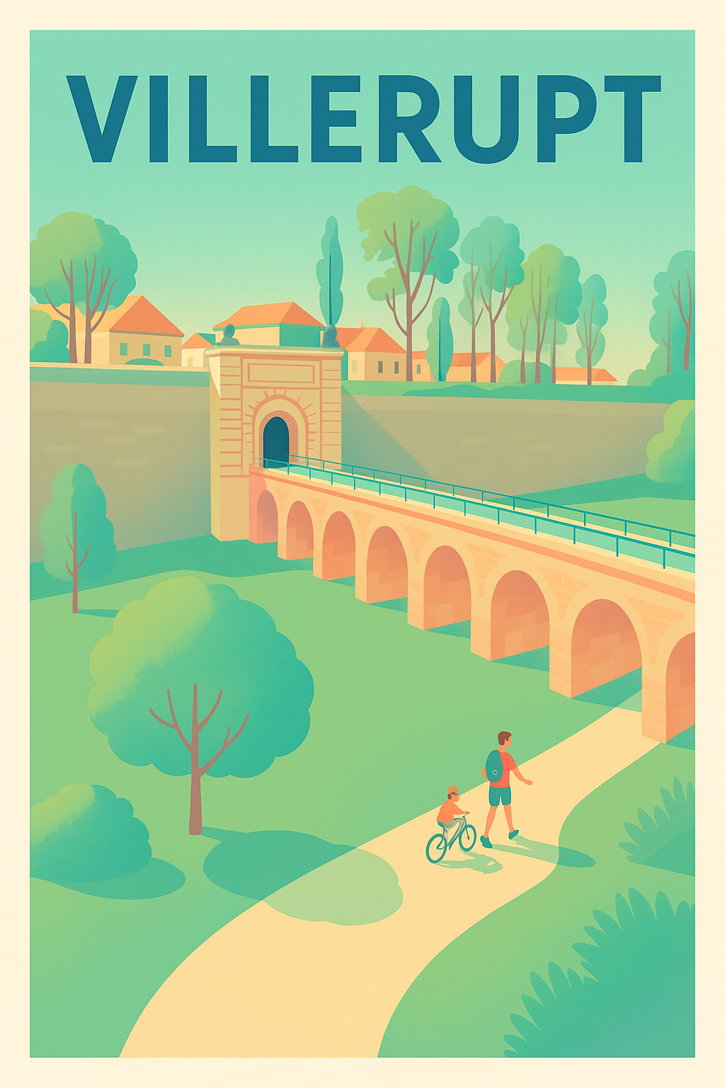 Affiche de Villerupt - Une promenade paisible au cœur de la ville