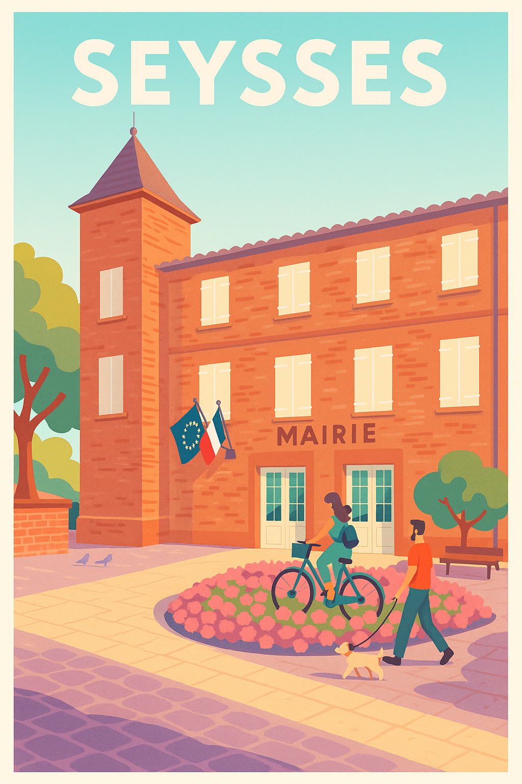 Affiche de Seysses - Charme et quiétude au cœur de la mairie