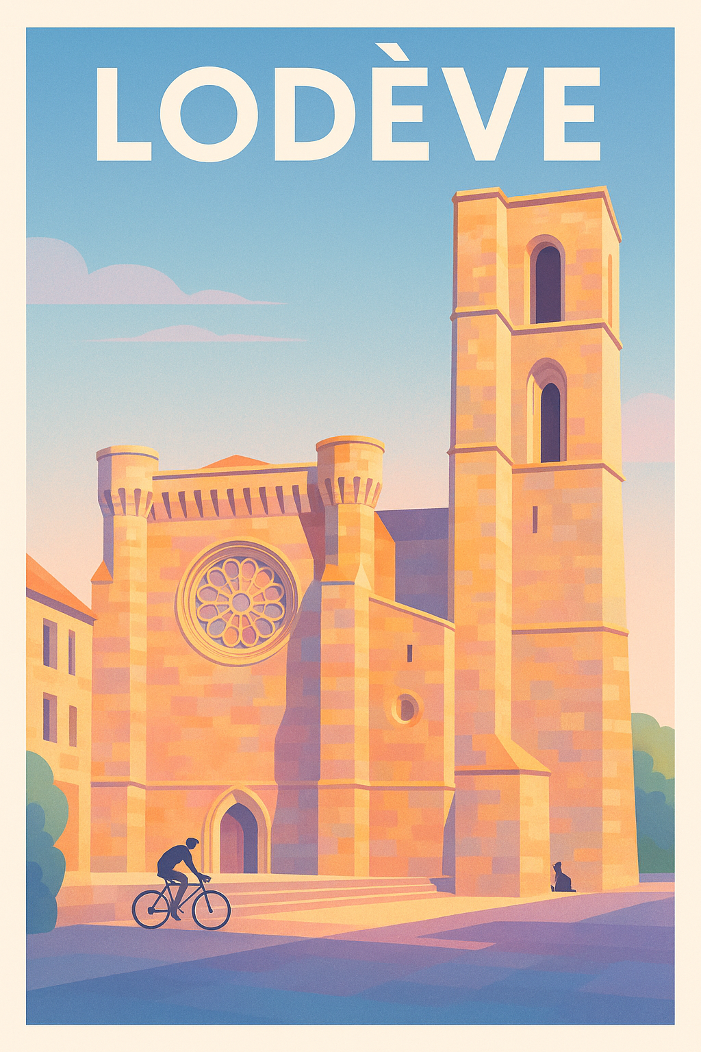 Affiche de Lodève - Lumières douces au cœur de la ville