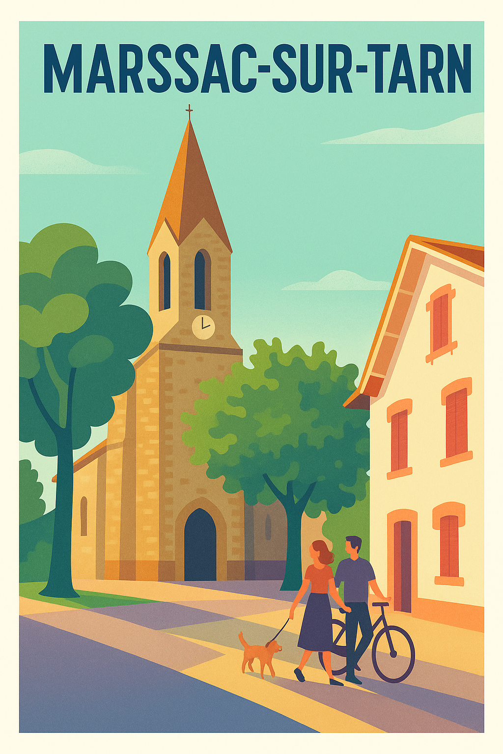 Affiche de Marssac-sur-Tarn - Charme et sérénité au cœur du village