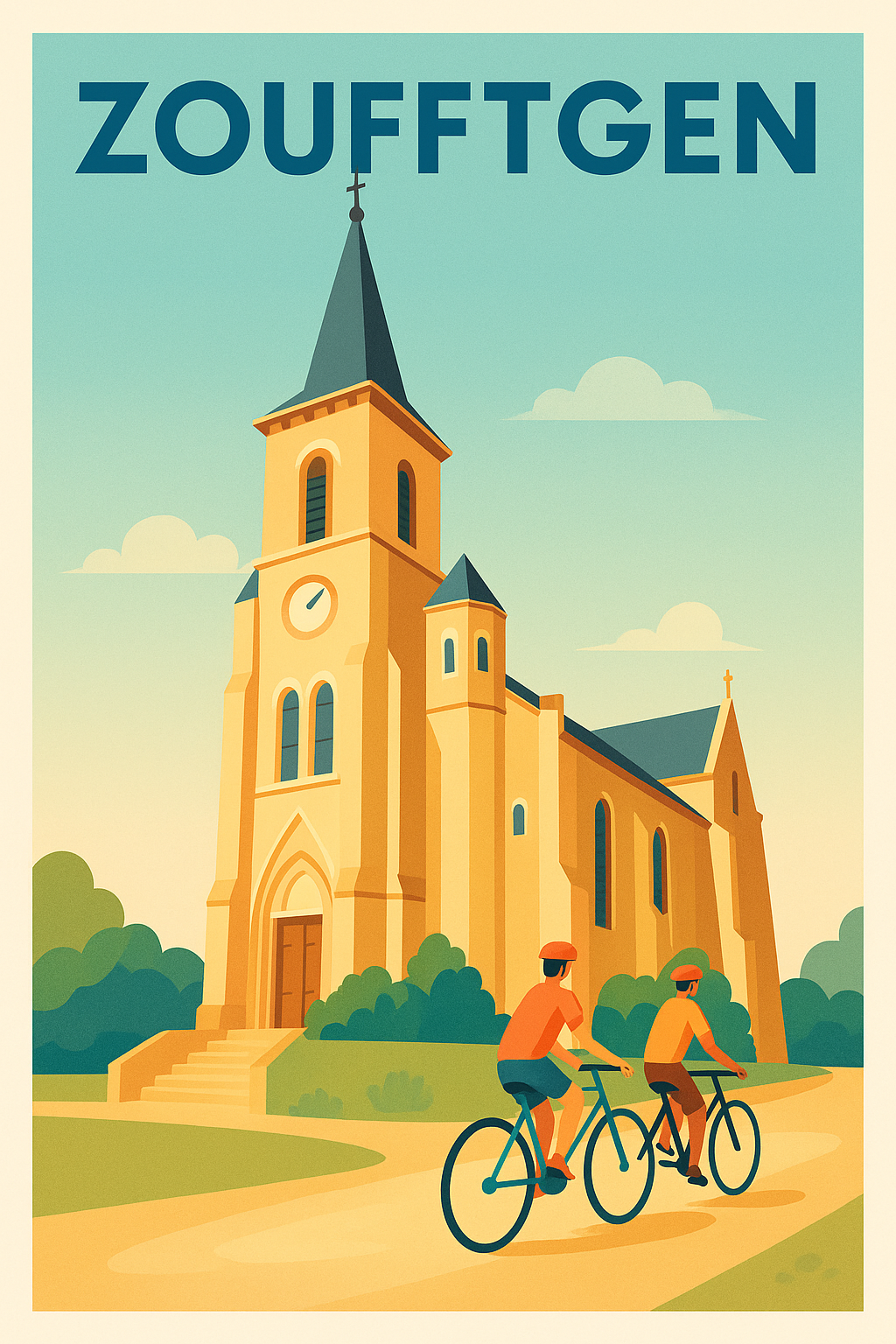 Affiche de Zoufftgen - Balade paisible au cœur d'un village charmant