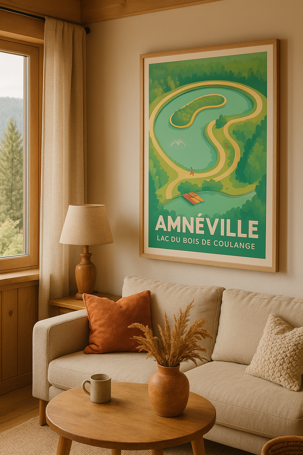 Mise en situation Affiche Amnéville - Évasion au Lac du Bois de Coulange