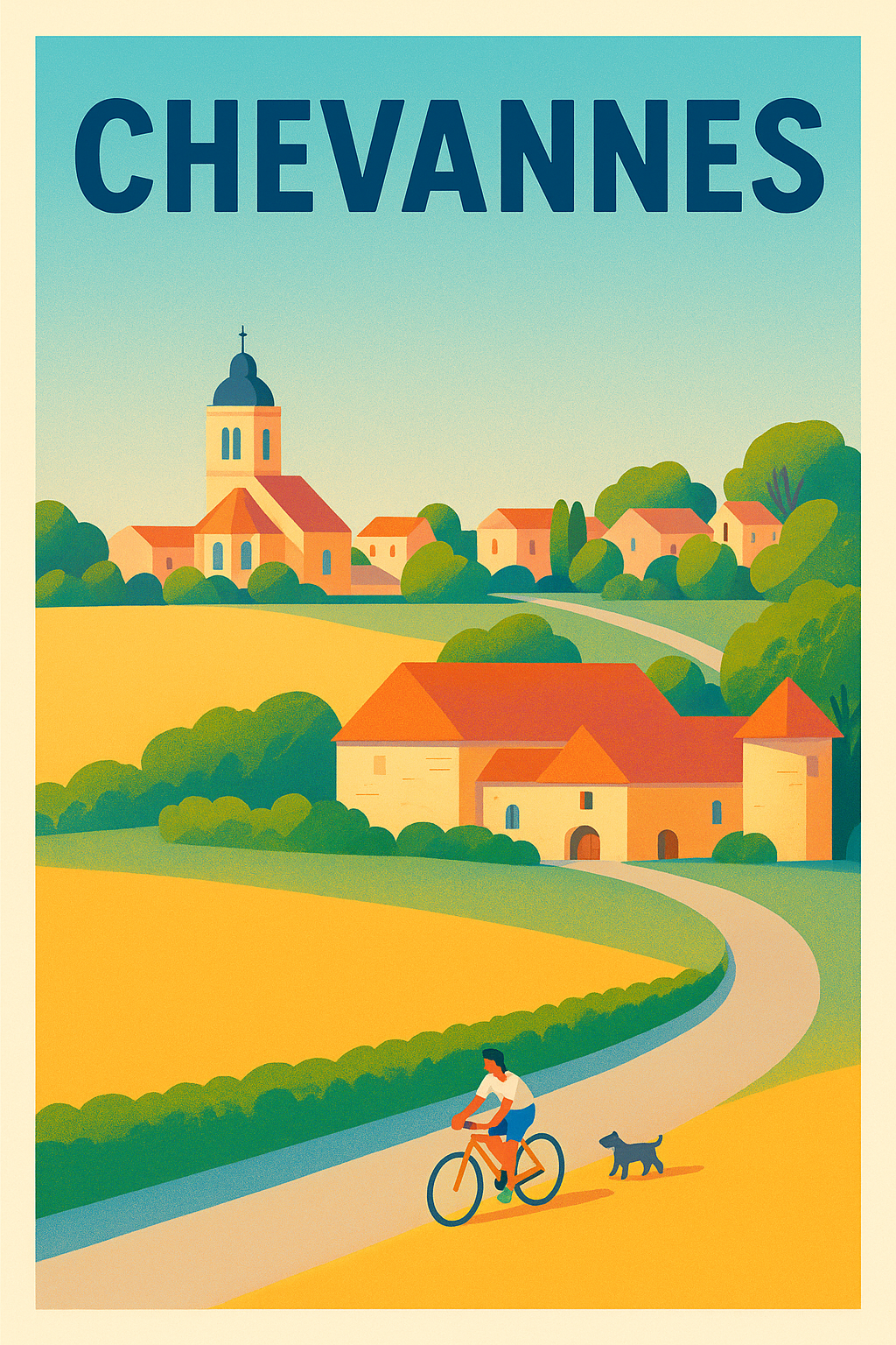 Affiche de Chevannes - Une escapade champêtre en Provence