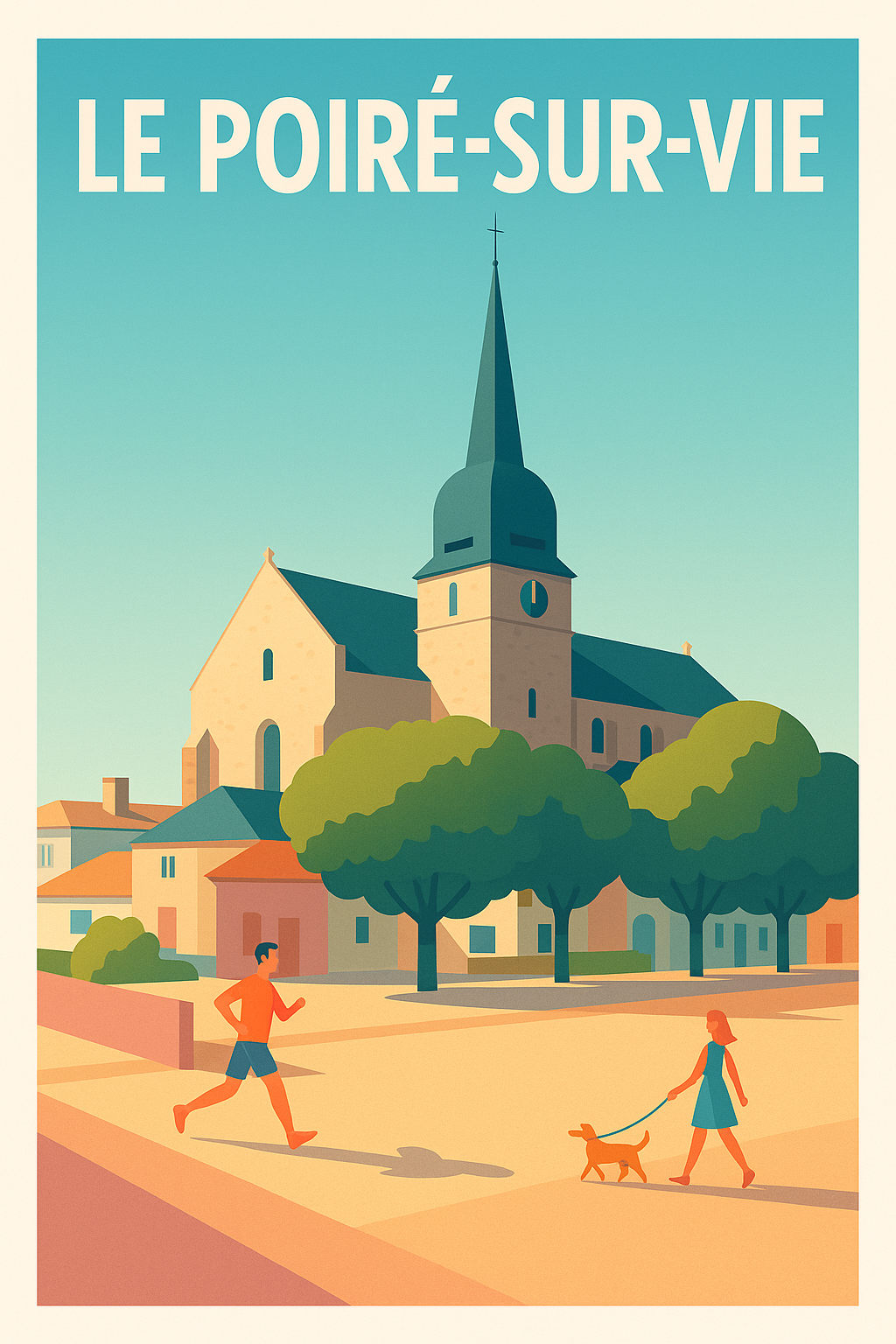Affiche de Le Poiré-sur-Vie - Charme et quiétude d'une ville paisible