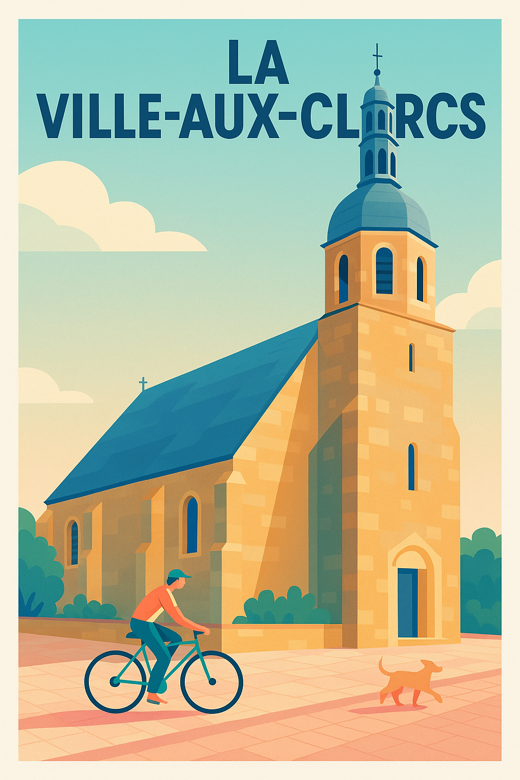 Affiche de La Ville-aux-Clercs - Charme et sérénité au cœur du patrimoine