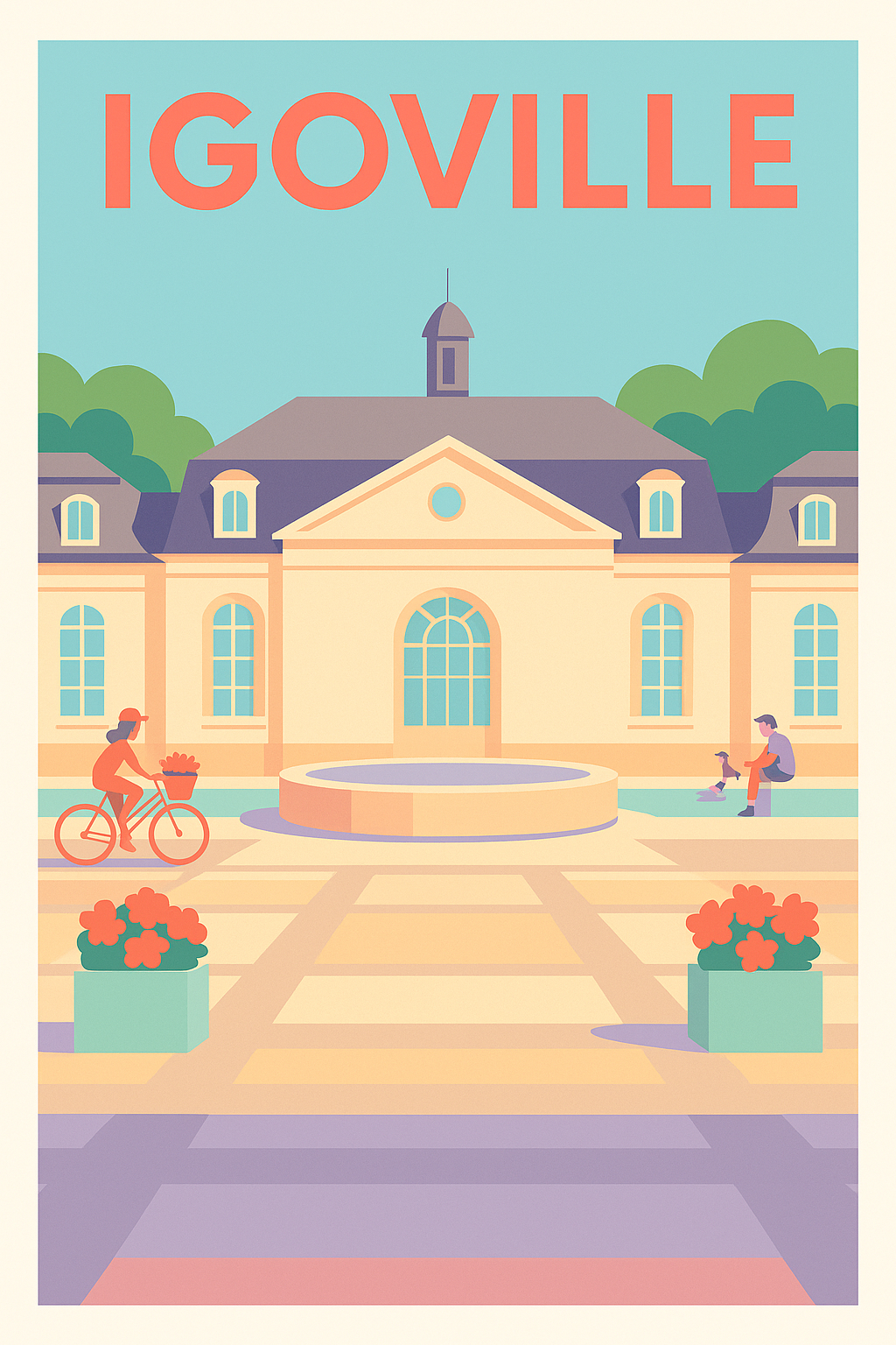 Affiche de Igoville - Douceur de vie au cœur du patrimoine