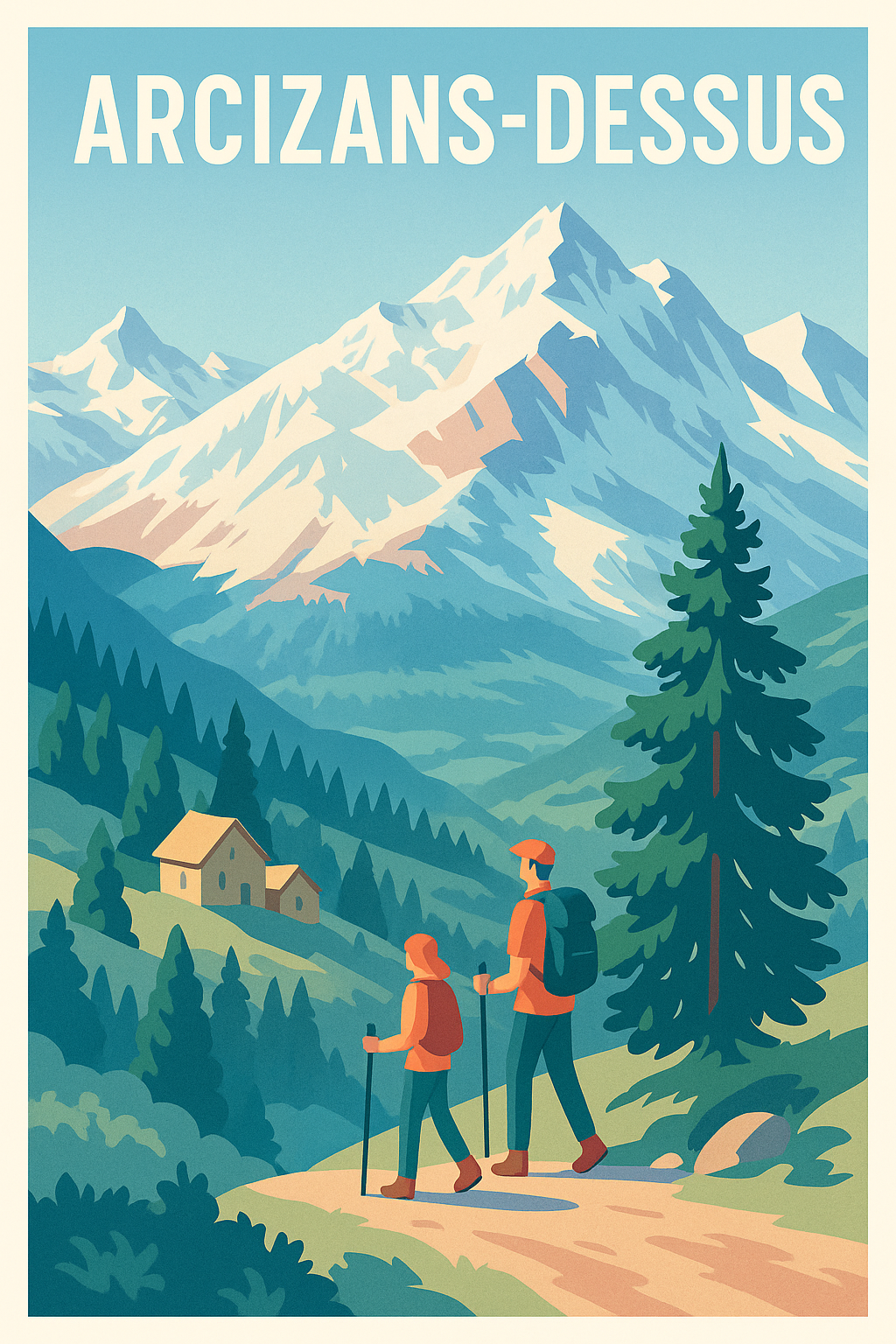 Affiche de Arcizans-Dessus - Évasion Montagnarde Authentique