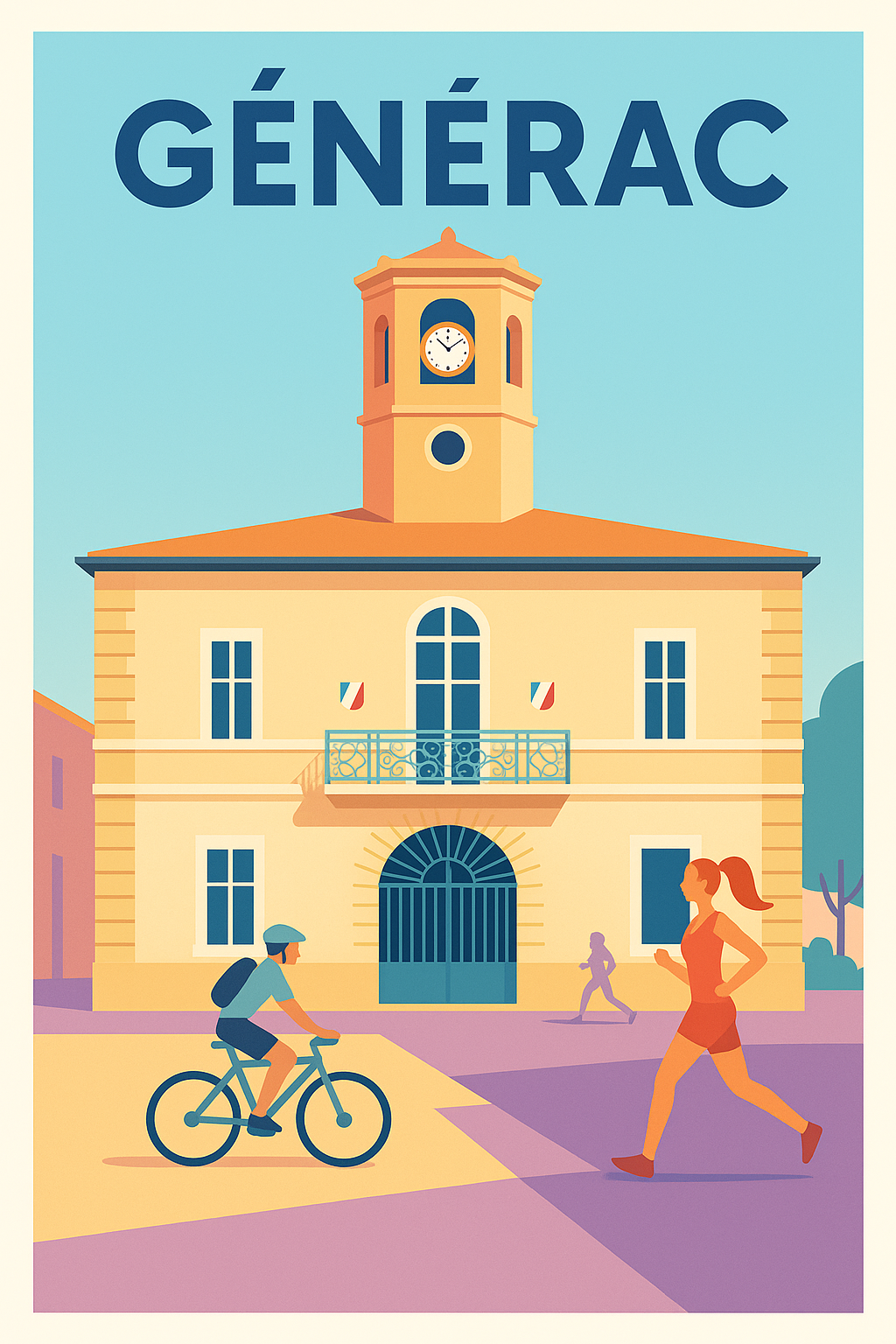 Affiche de Générac - Charme et Vitalité en Plein Air