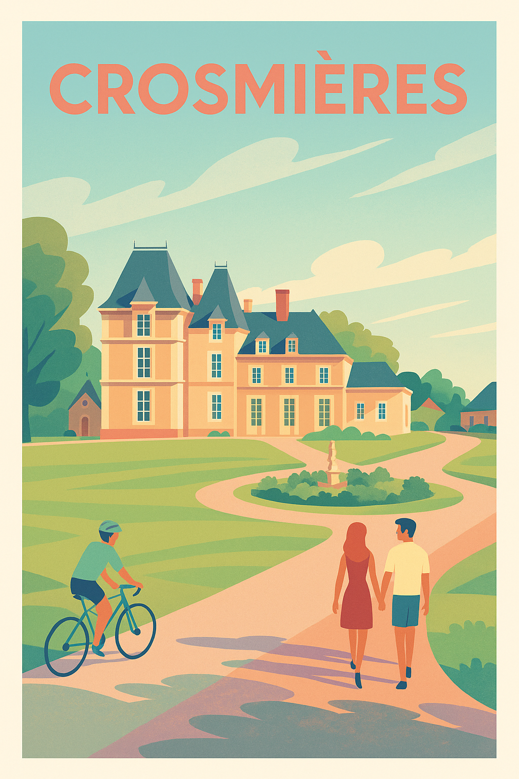 Affiche de Crosmières - Charme et sérénité au cœur du Pays de la Loire