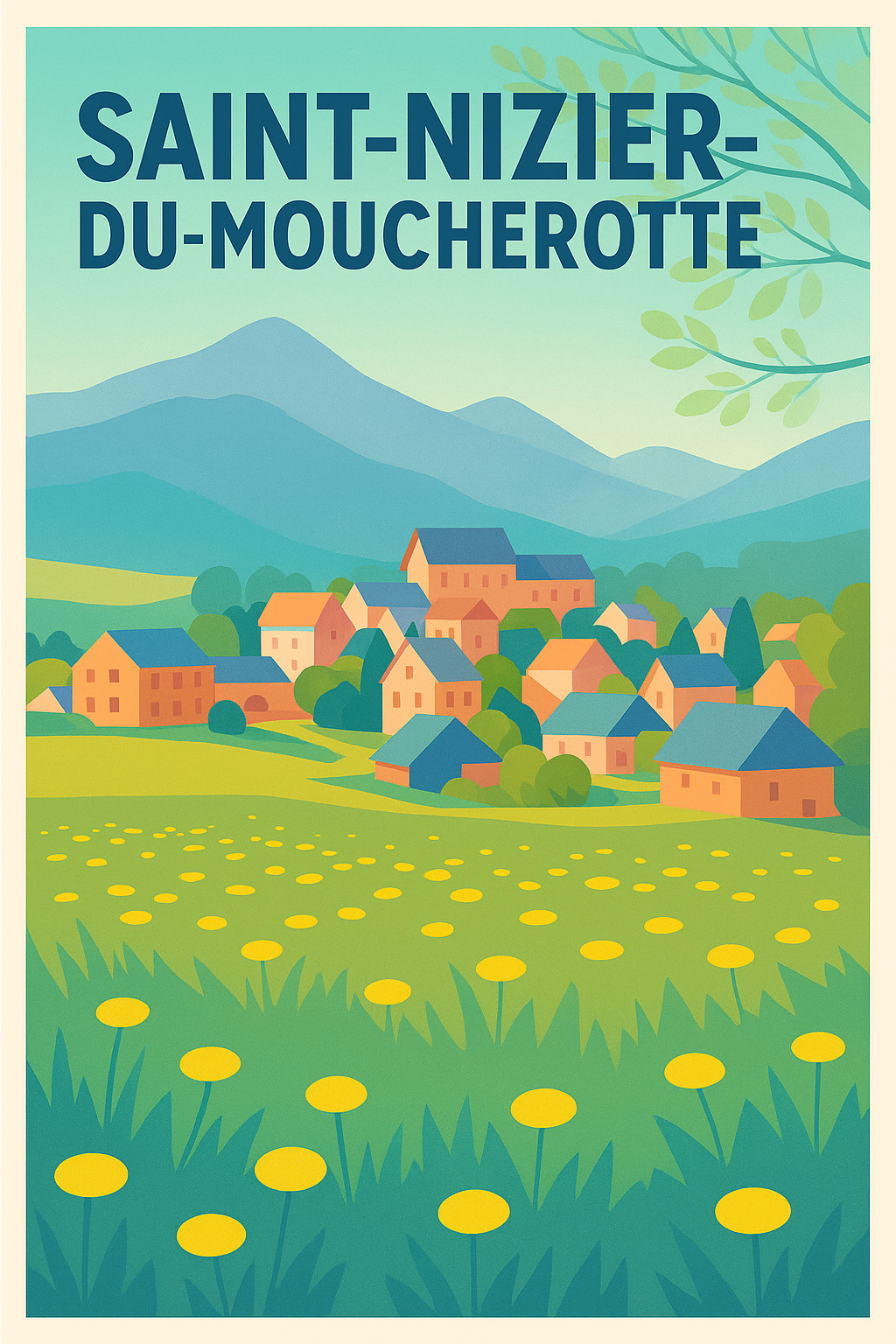 Affiche de Saint-Nizier-du-Moucherotte - Charme bucolique au pied des montagnes