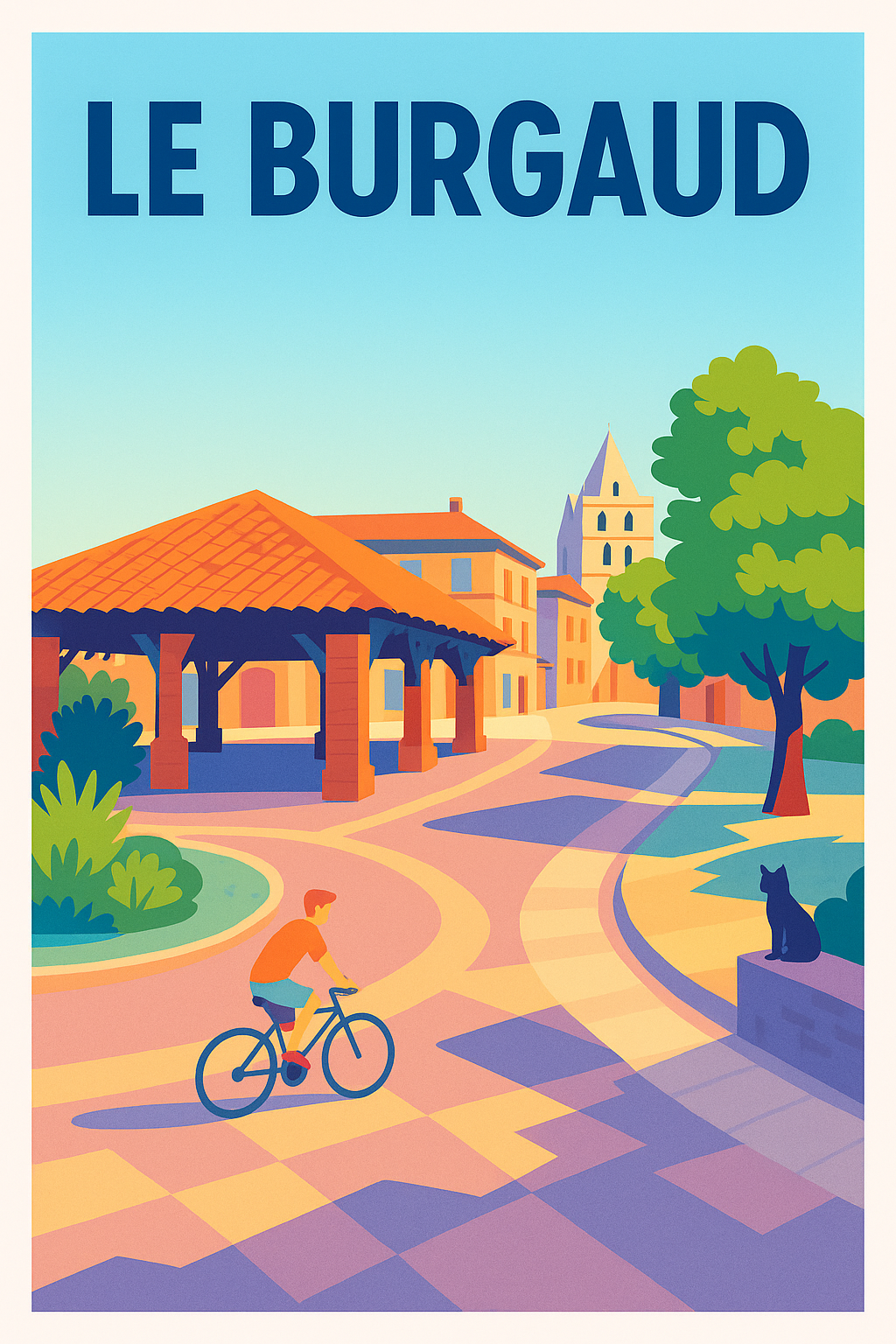 Affiche de Le Burgaud - Un havre de paix à vélo