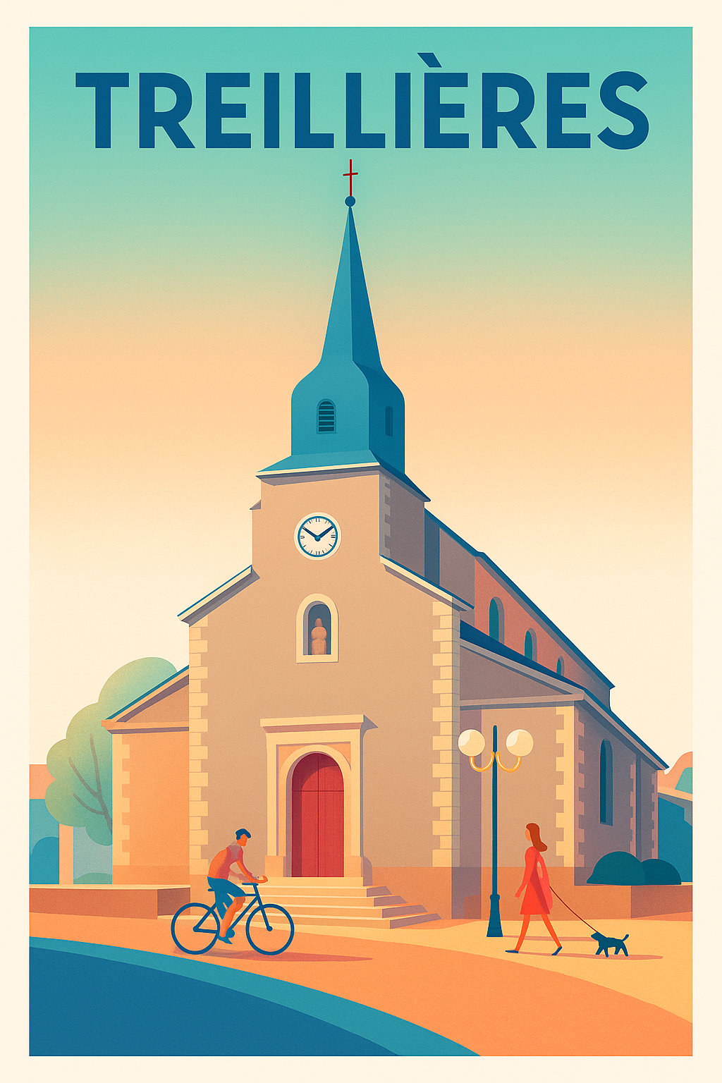 Affiche de Treillières - Charme et douceur de la vie locale