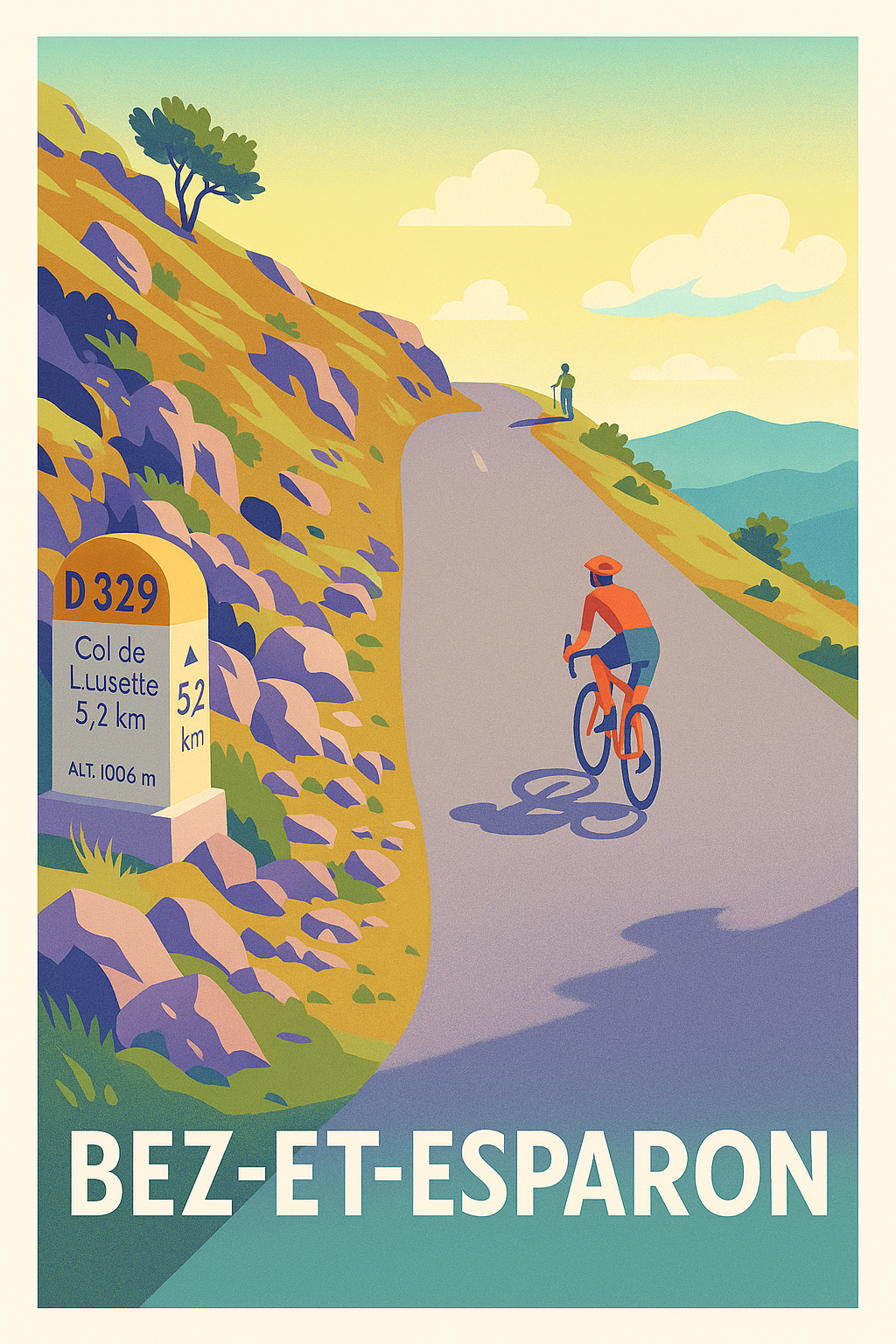 Affiche de Bez-et-Esparon - Escapade cycliste en pleine nature