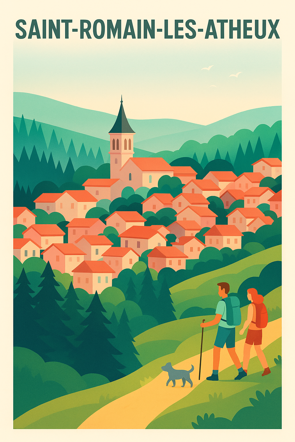 Affiche de Saint-Romain-les-Atheux - L'escapade nature au cœur des monts