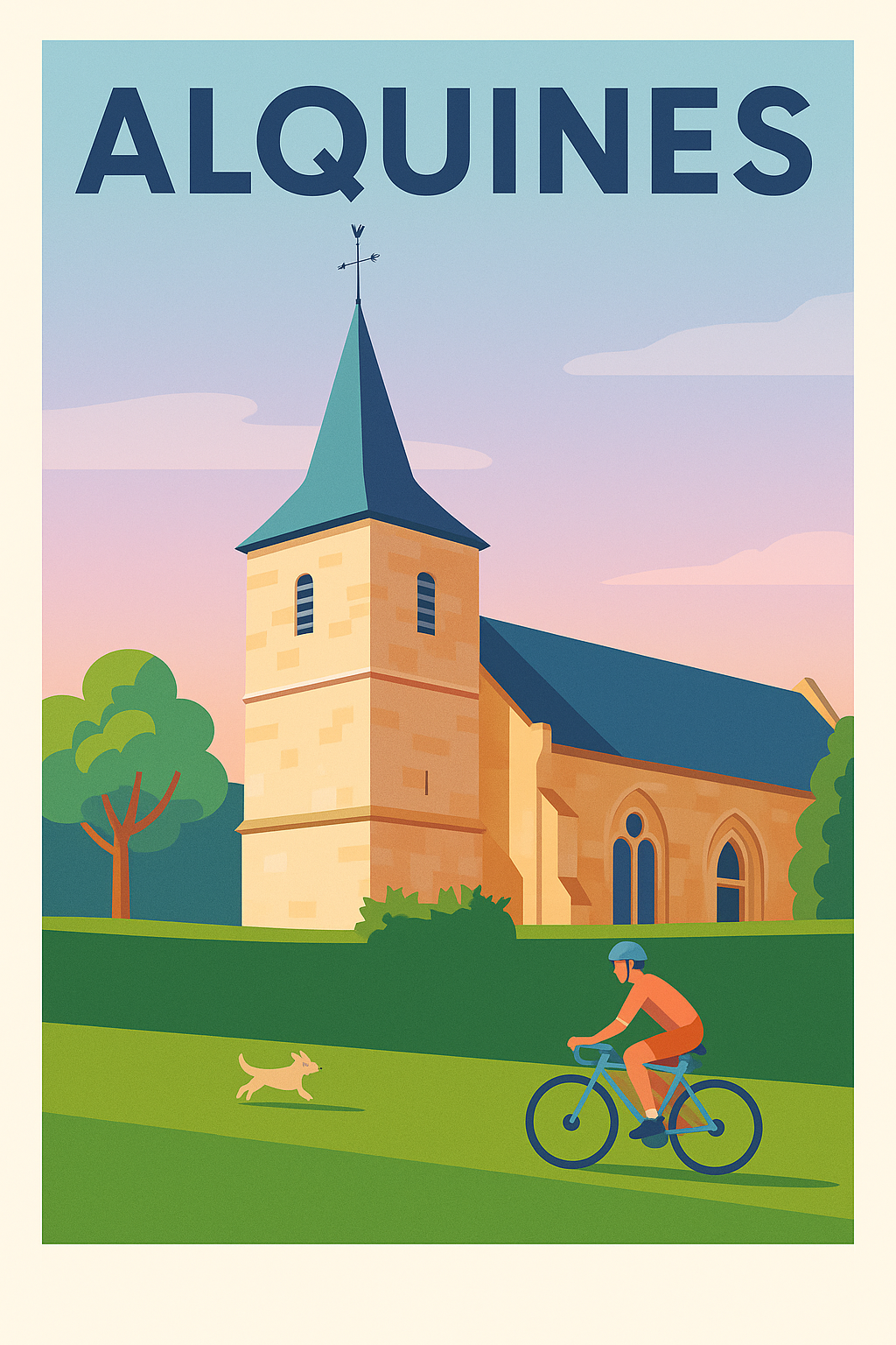 Affiche de Alquines - L'Esprit paisible de la campagne