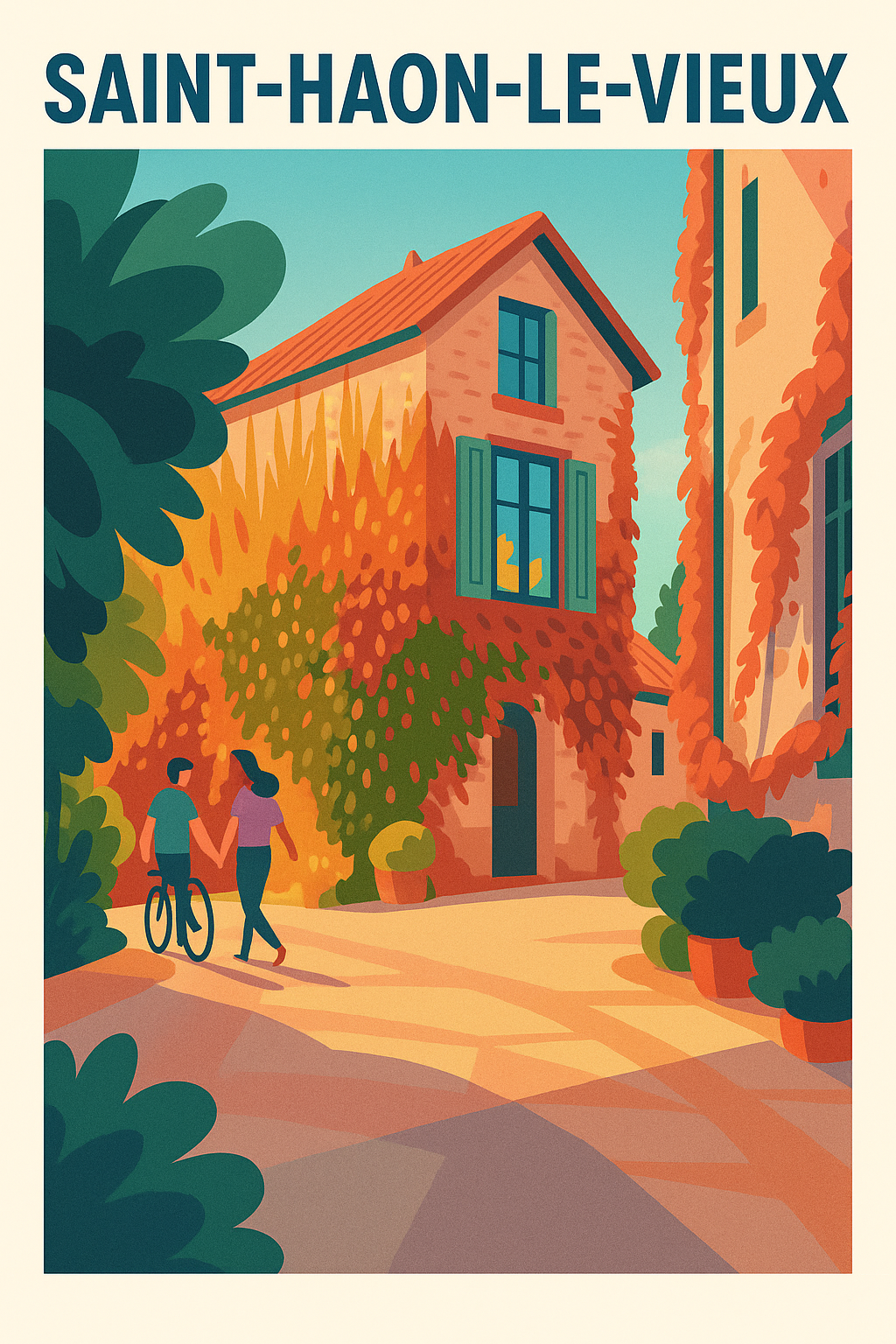 Affiche de Saint-Haon-le-Vieux - Charme et douceur de vivre en pleine nature