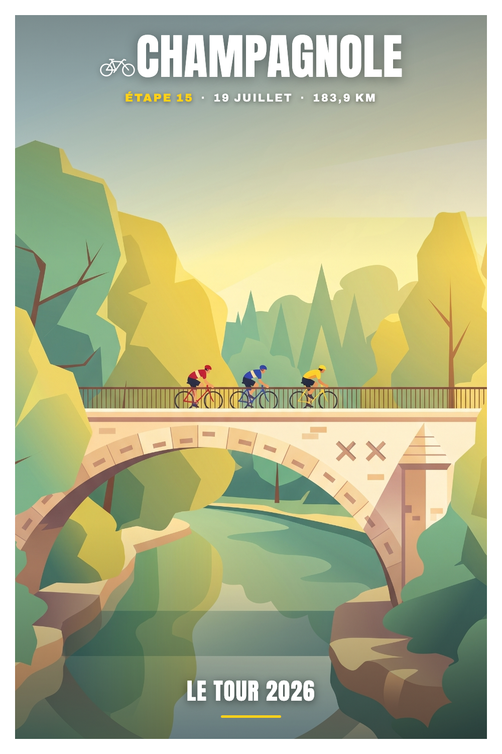 Affiche Champagnole - Le Tour 2026