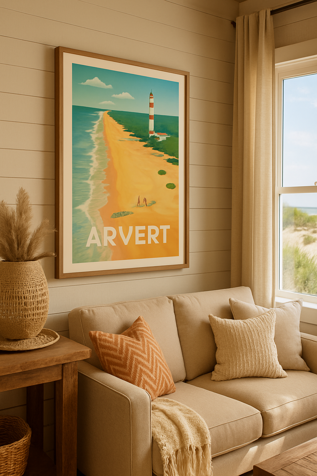 Charente-Maritime France Affiche de Arvert - À la découverte du littoral enchanteur