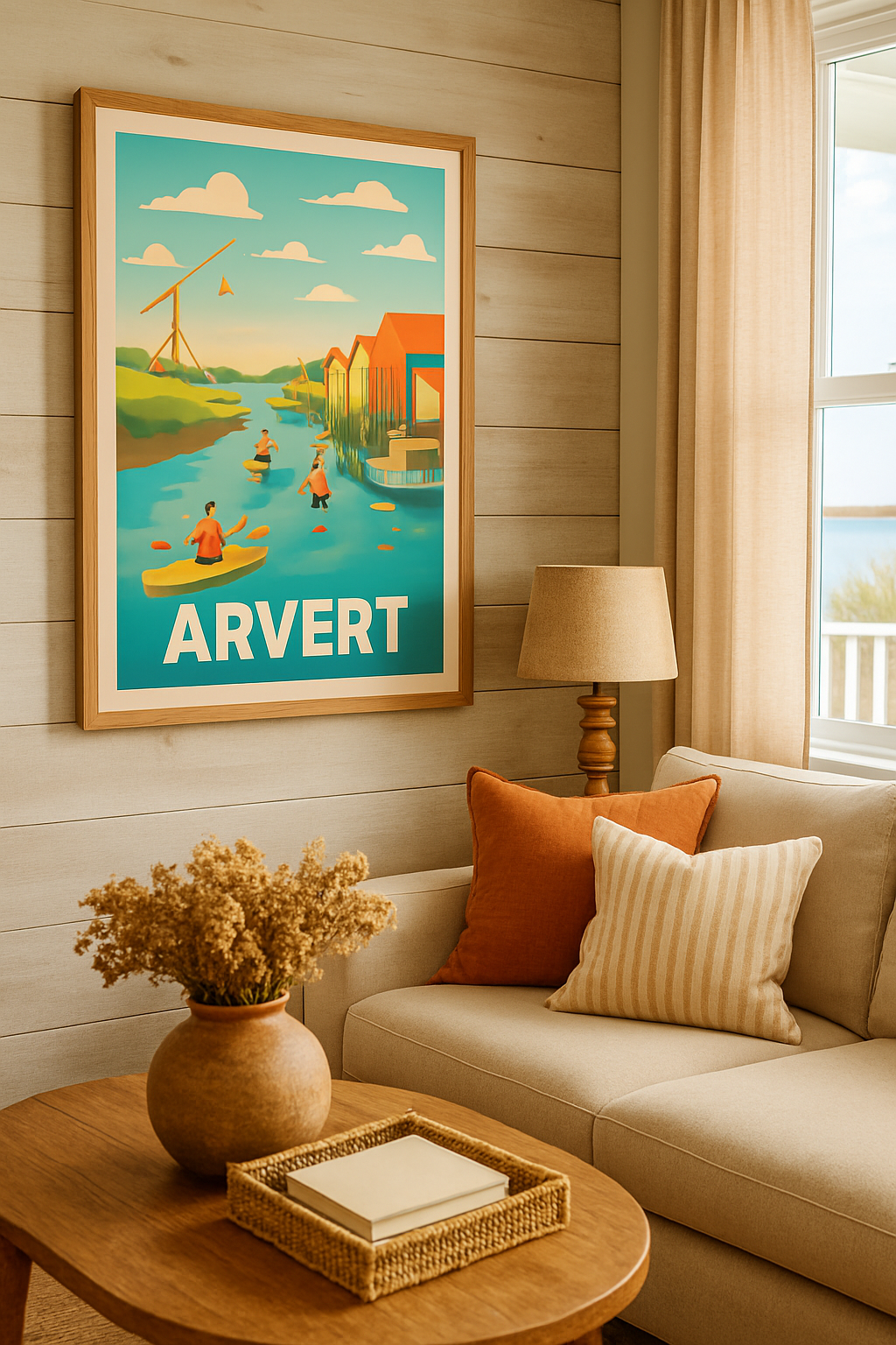 Charente-Maritime France Affiche de Arvert - Évasion et nature sur l'eau