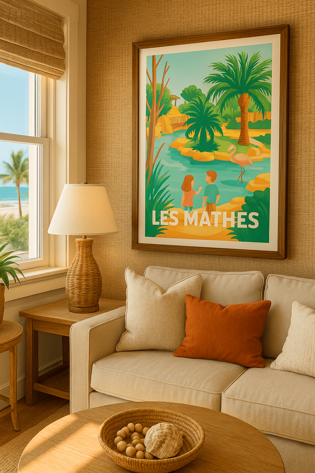 Charente-Maritime France Affiche de Les Mathes - Escapade nature et découverte