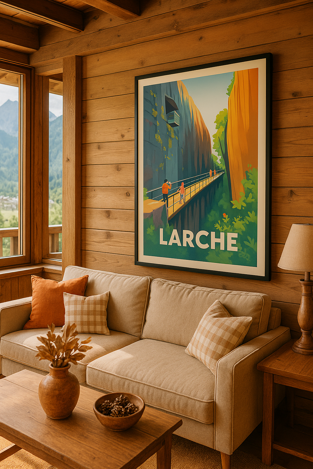 Corrèze France Affiche de Larche - Évasion au cœur des gorges naturelles