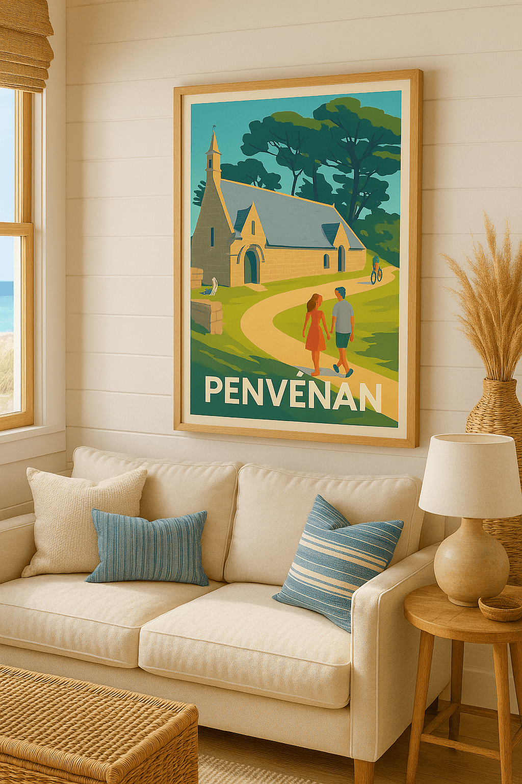 Affiche Penvénan — Charme et sérénité bretonne · poster d'art de Penvénan