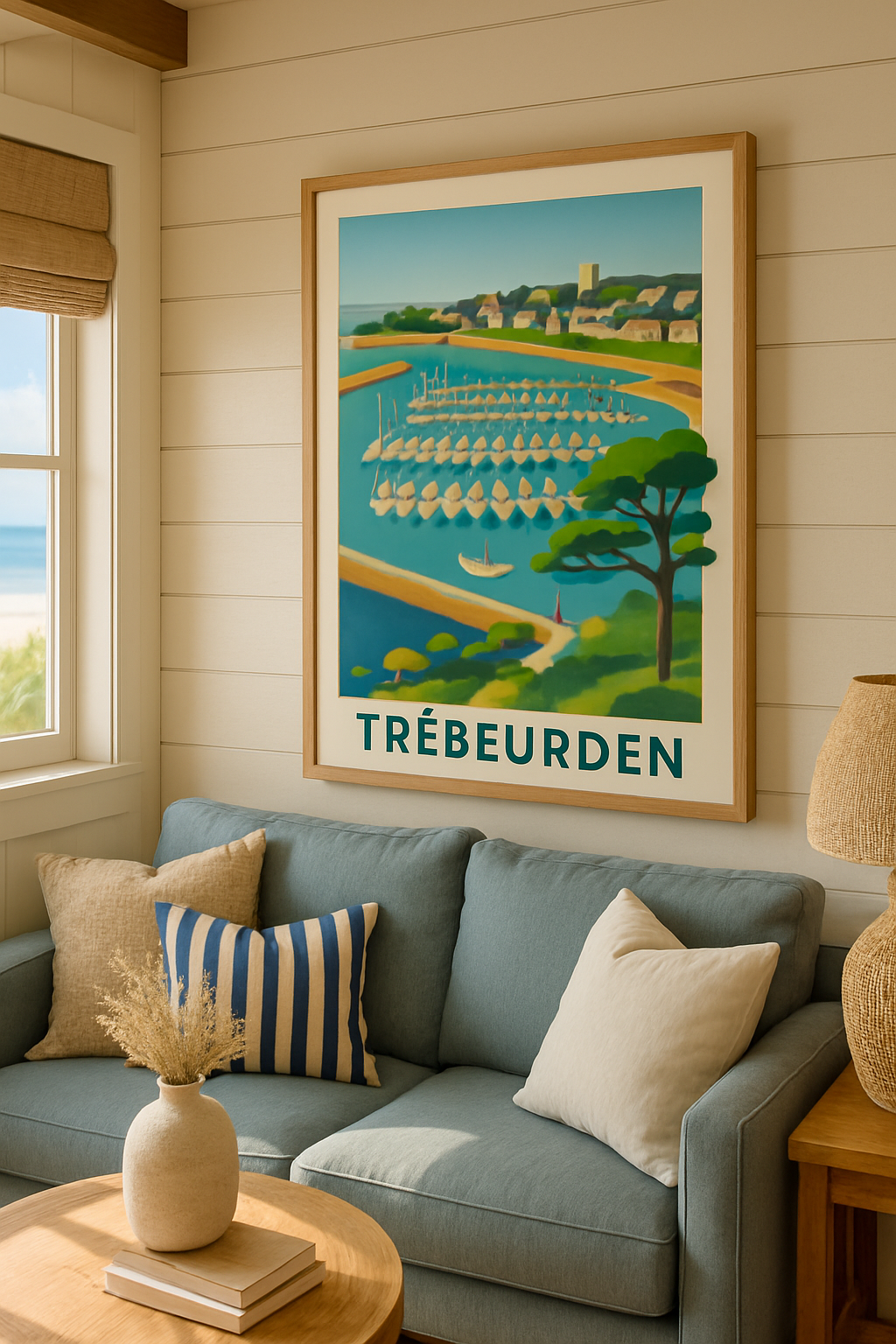 Affiche Trébeurden — Évasion maritime et douceur bretonne · poster d'art de Trébeurden