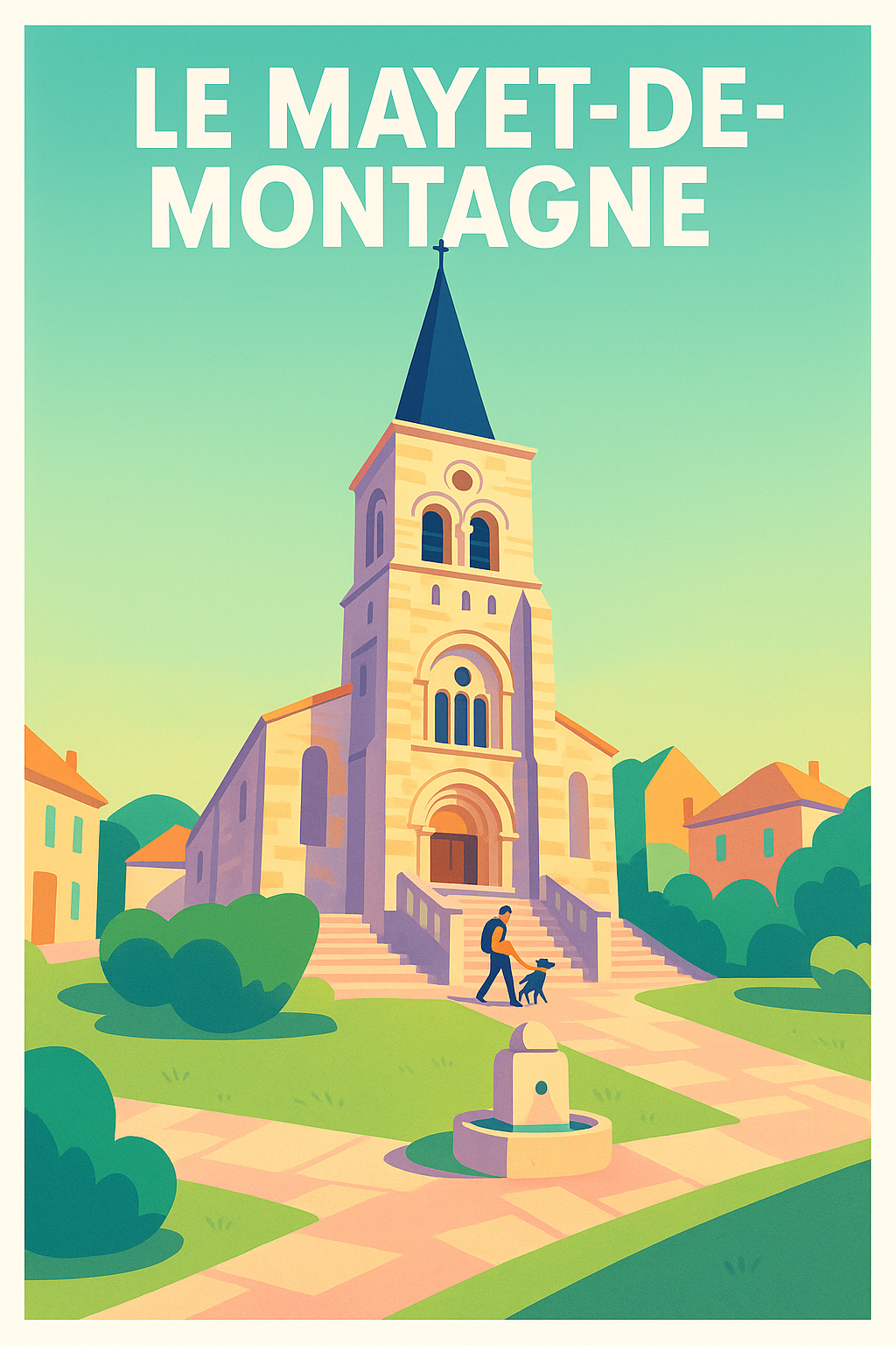 Affiche de Le Mayet-de-Montagne - Charme et quiétude au cœur de la montagne