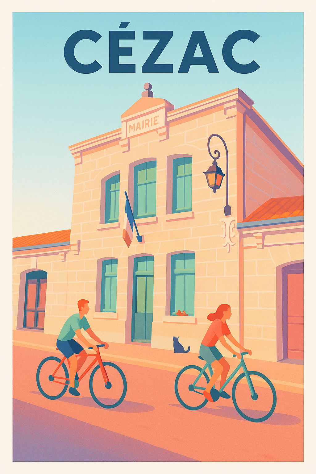 Affiche de Cézac - Douceur de vivre au cœur du village