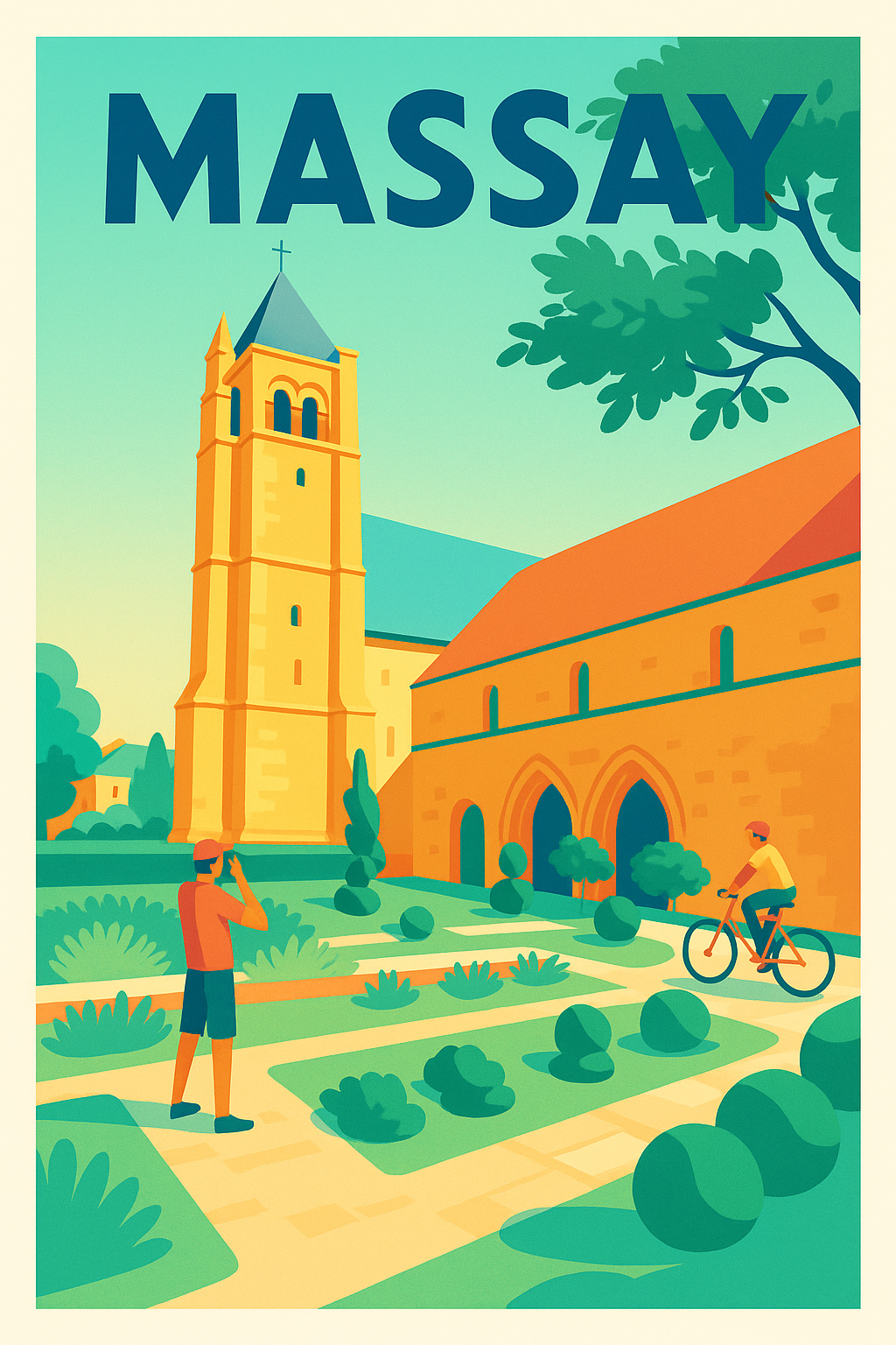 Affiche de Massay - Un havre de paix au cœur du patrimoine