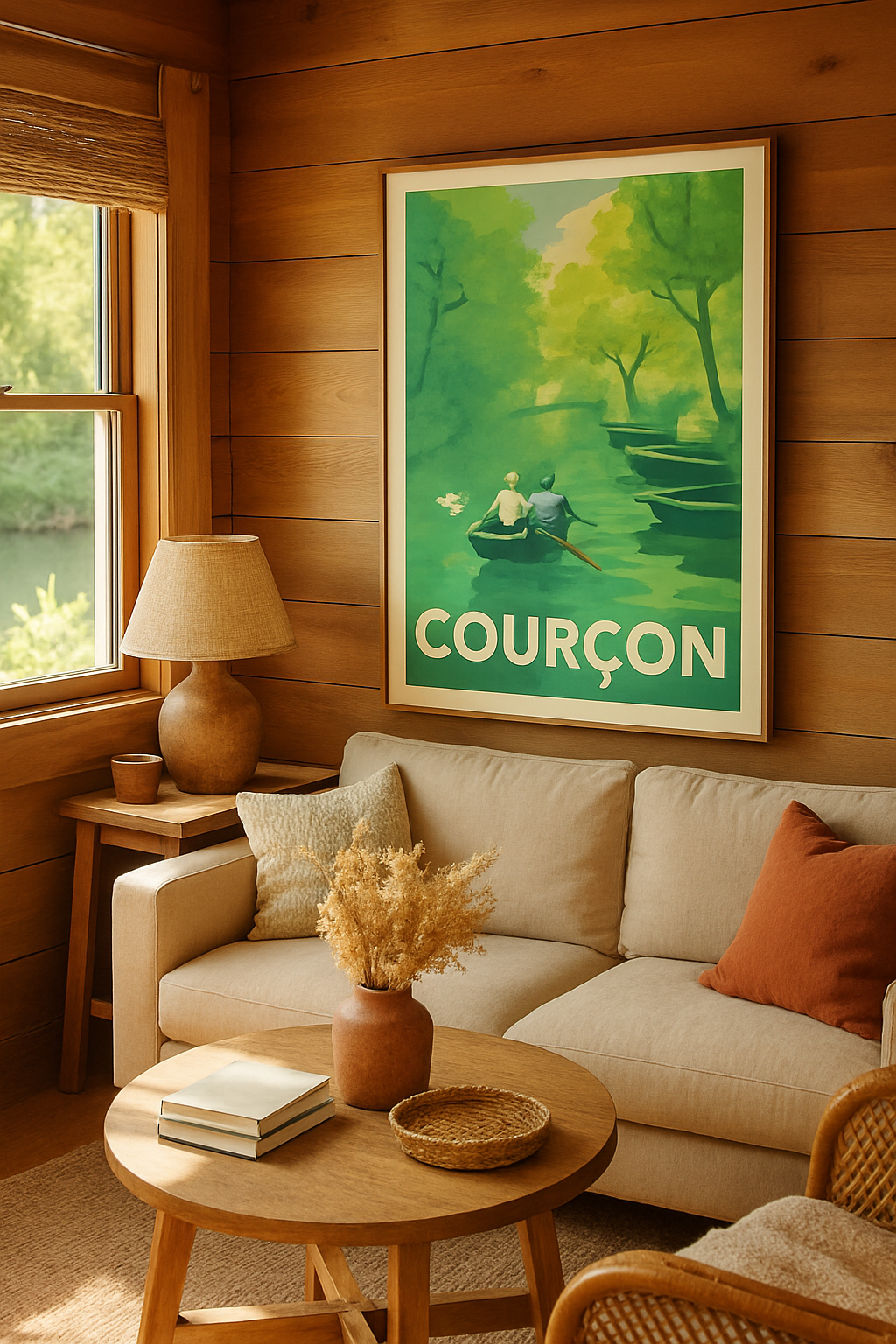 Mise en situation Affiche de Courçon - Sérénité au fil de l'eau