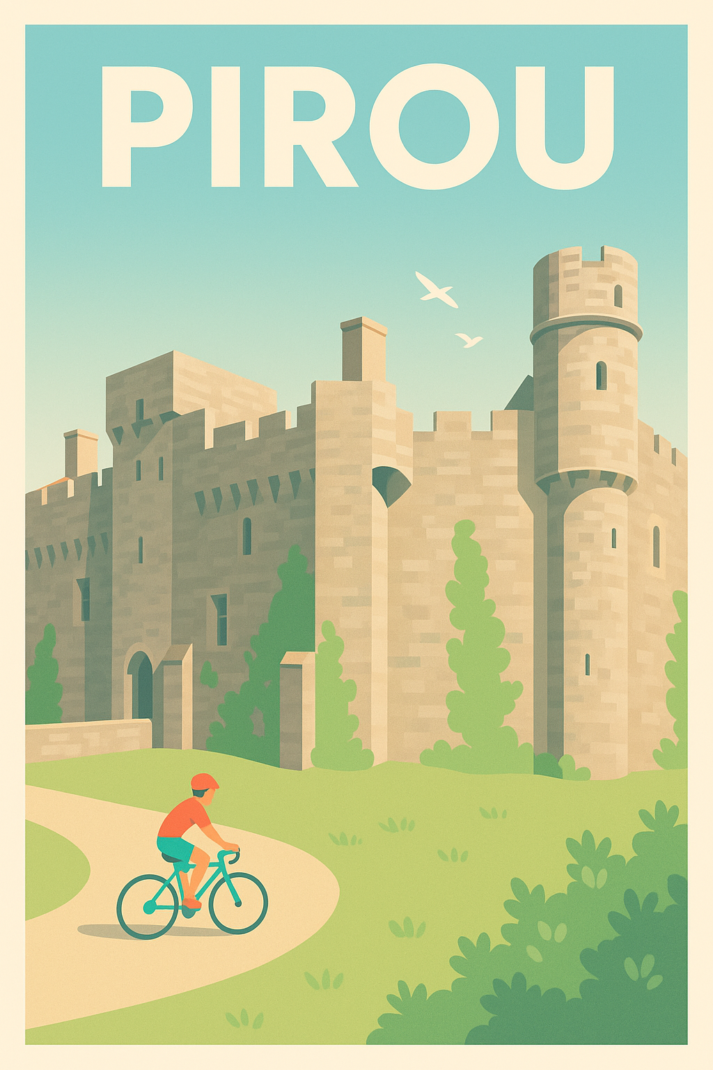 Affiche de Pirou - L'élégance historique en pleine nature