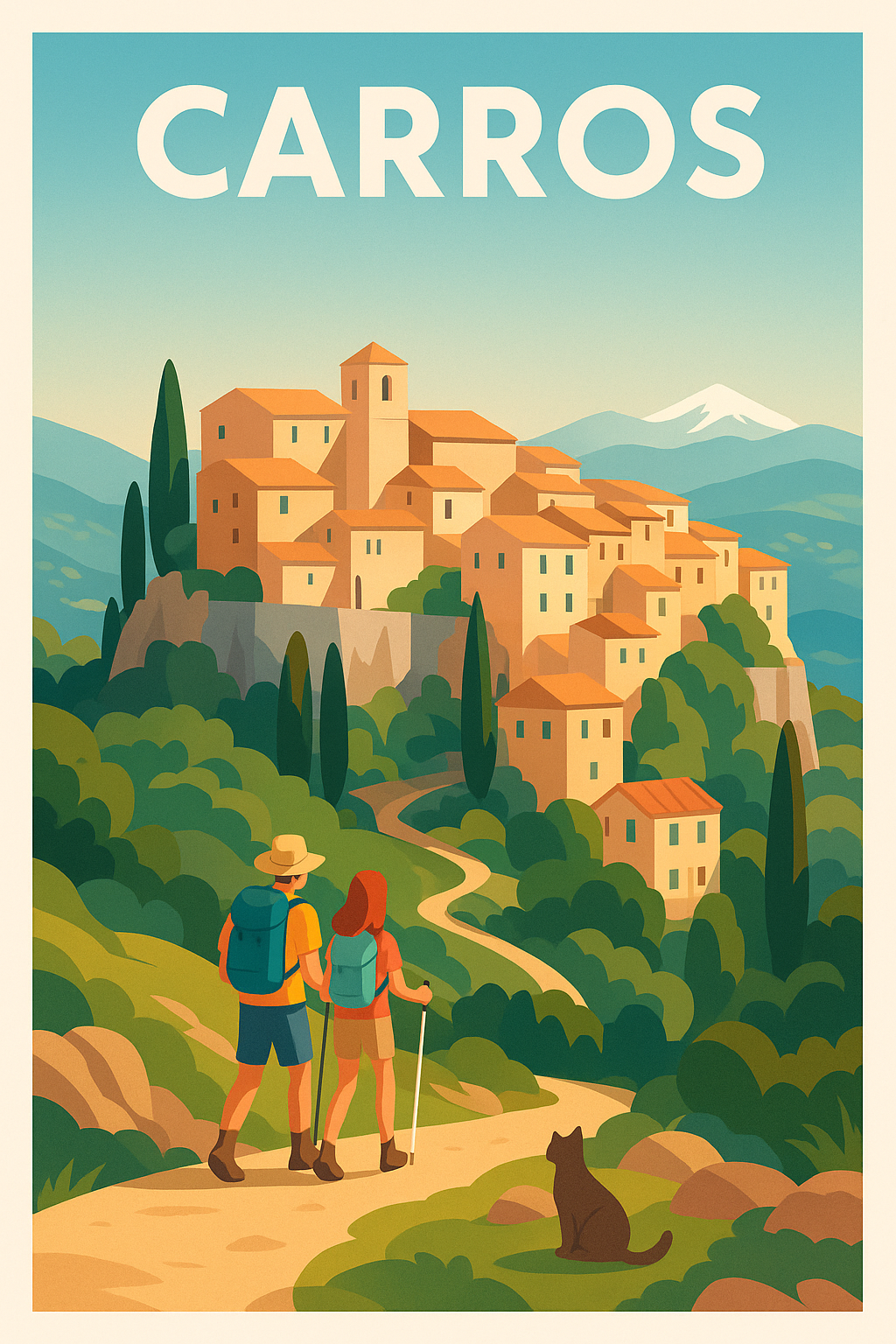 Affiche de Carros - Balade au cœur du village perché