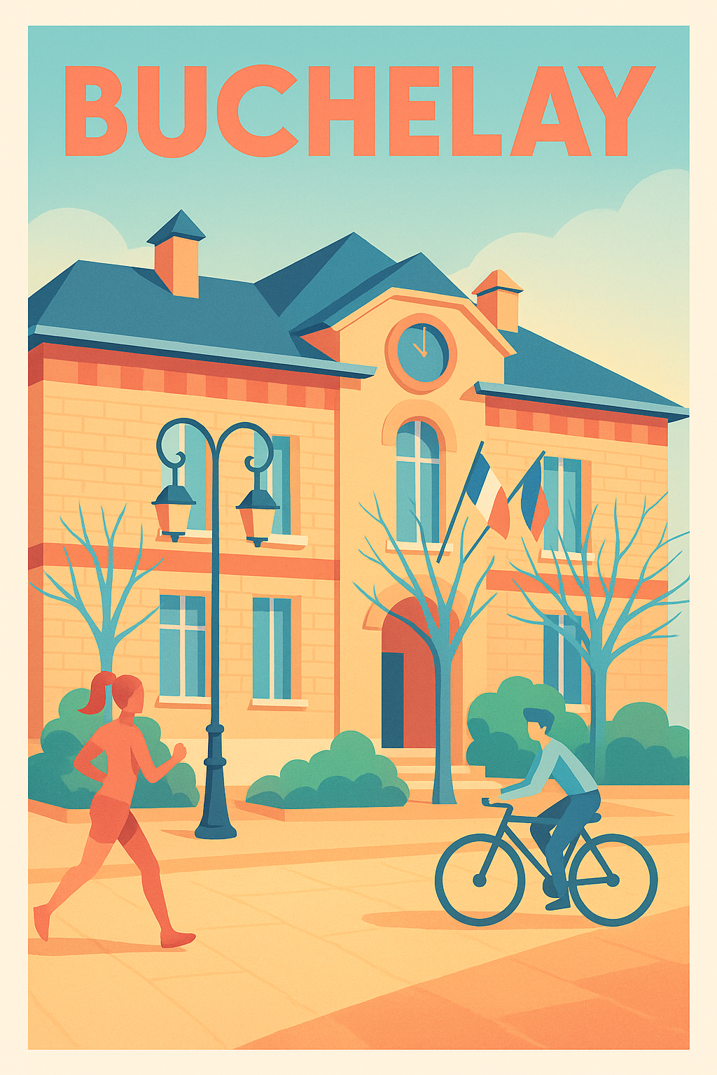 Affiche de Buchelay - Ambiance paisible et active au cœur de la ville