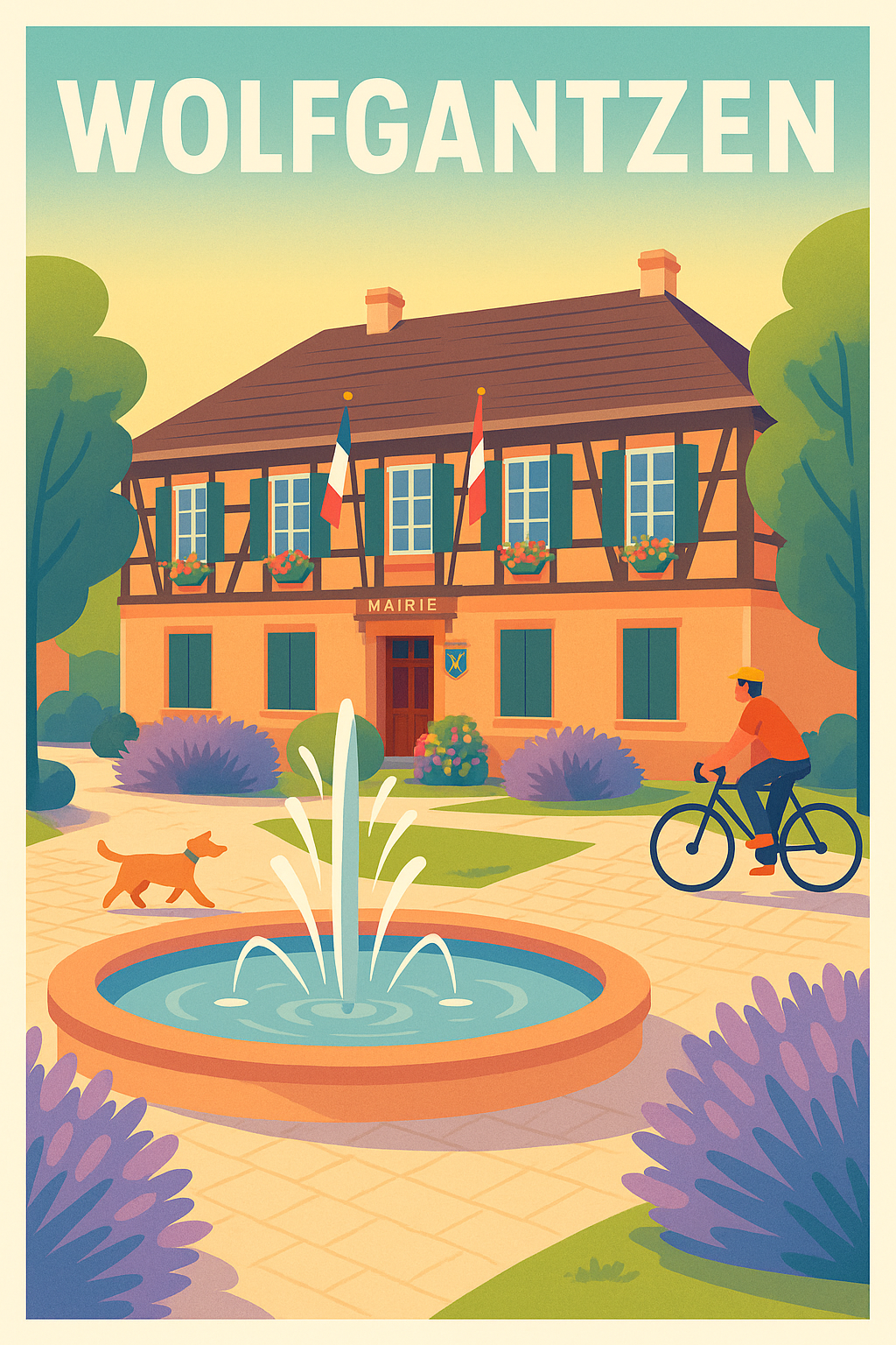 Affiche de Wolfgantzen - Charme et quiétude au cœur du village