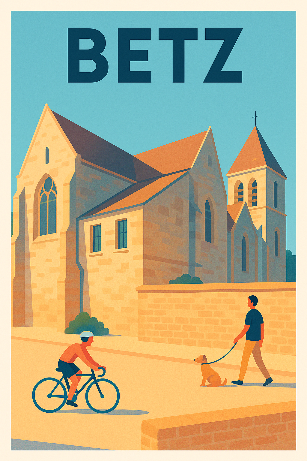 Affiche de Betz - Charme paisible et patrimoine authentique
