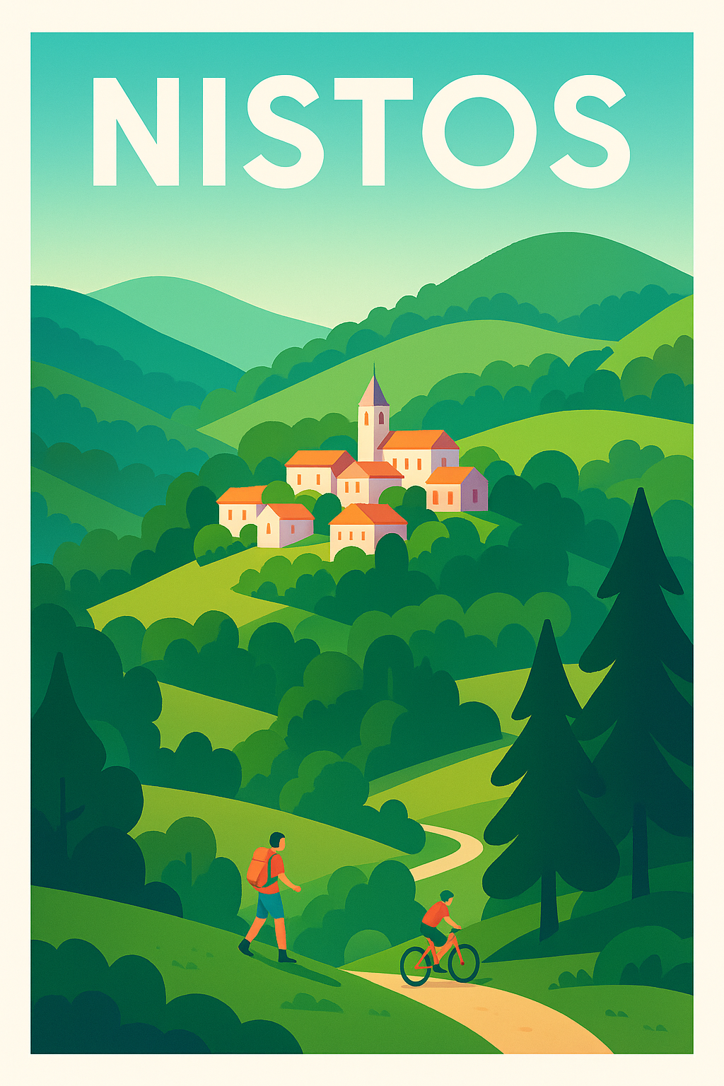 Affiche de Nistos - Échappée verte et aventure nature