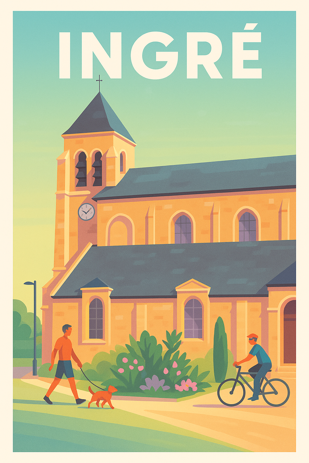 Affiche de Ingré - Charme et sérénité au cœur du village