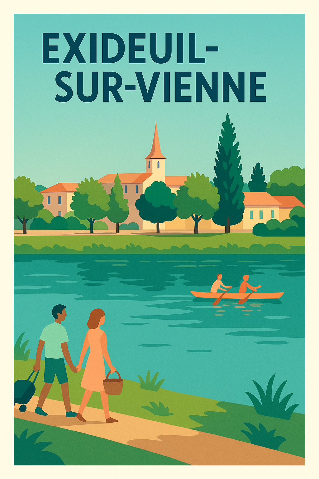 Affiche de Exideuil-sur-Vienne - Charme bucolique au fil de l'eau